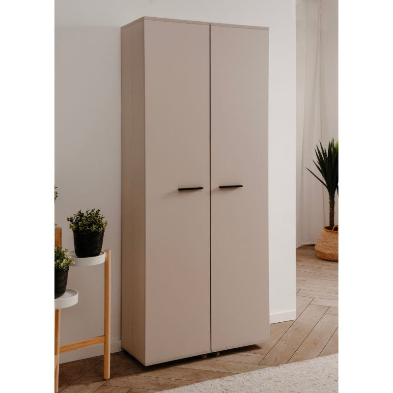 Scarpiera ingresso slim 2 ante "Lugo" in legno 5 scomparti salvaspazio