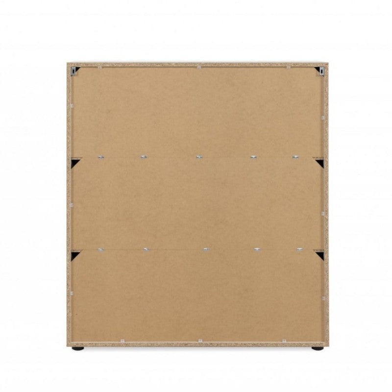 Scarpiera bassa 2 ante "Satos" salvaspazio 8 ripiani da soggiorno