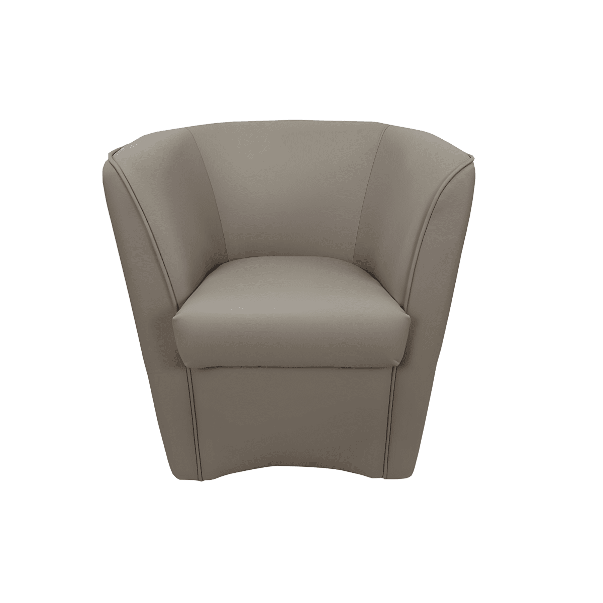 Poltrona moderna in ecopelle "Dallas" elegante cm 70x67 76h - MondoViro