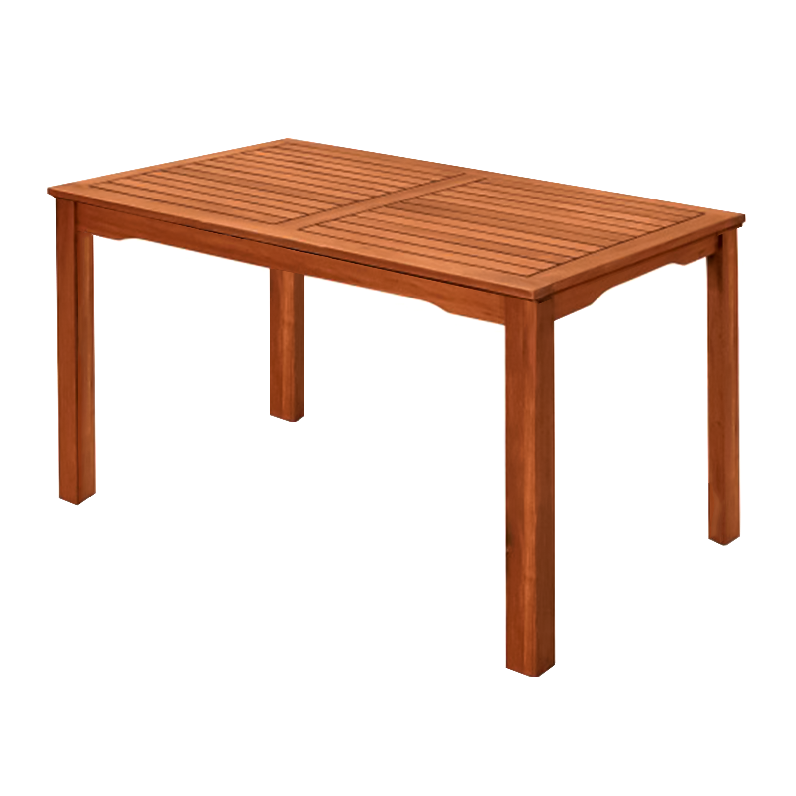 Tavolo da pranzo Royal in legno massello per giardino pieghevole o con foro porta ombrellone