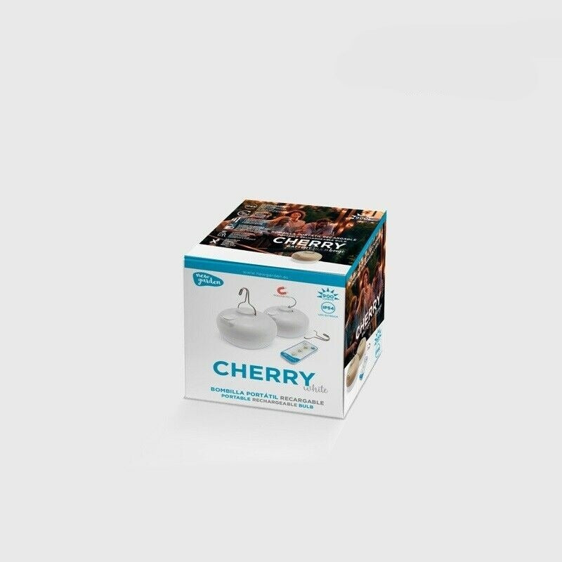 Lampadina led da esterno Cherry a batteria con gancio e telecomando