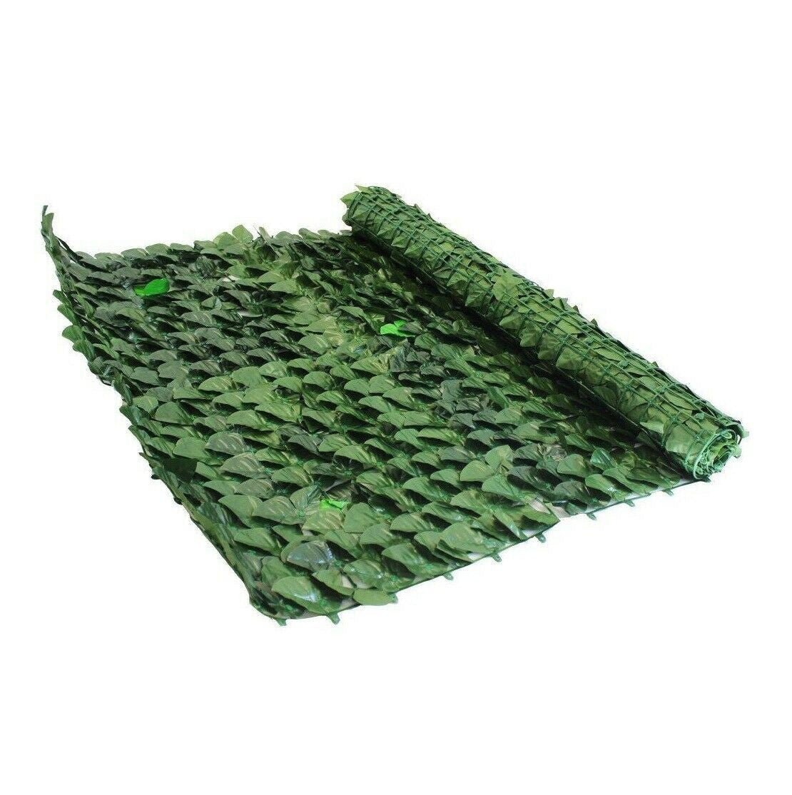 Rotolo di foglie finte in tessuto plastificato deocrazione e separè- ideale per giardino balconi e verande