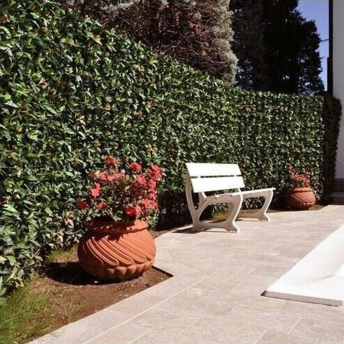 Rotolo di foglie finte in tessuto plastificato deocrazione e separè- ideale per giardino balconi e verande