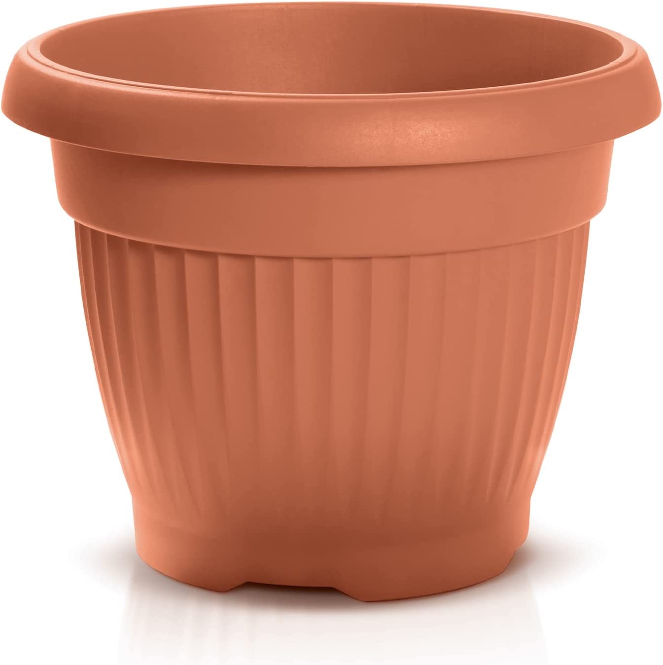 Vaso in polipropilene terracotta per piante e fiori