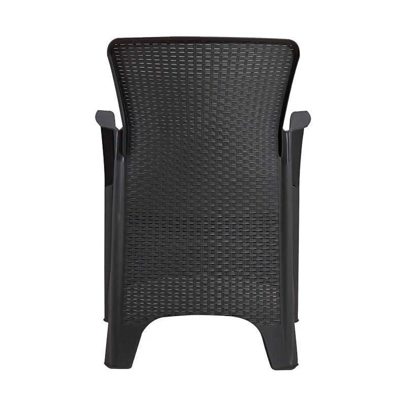 Salotto per esterno Tree in resina completo di poltrone e tavolino per giardino