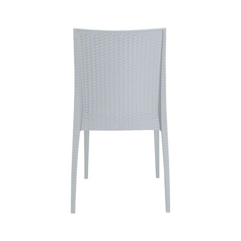 Sedia da esterno in resina rattan poltrona con braccioli per giardino e veranda