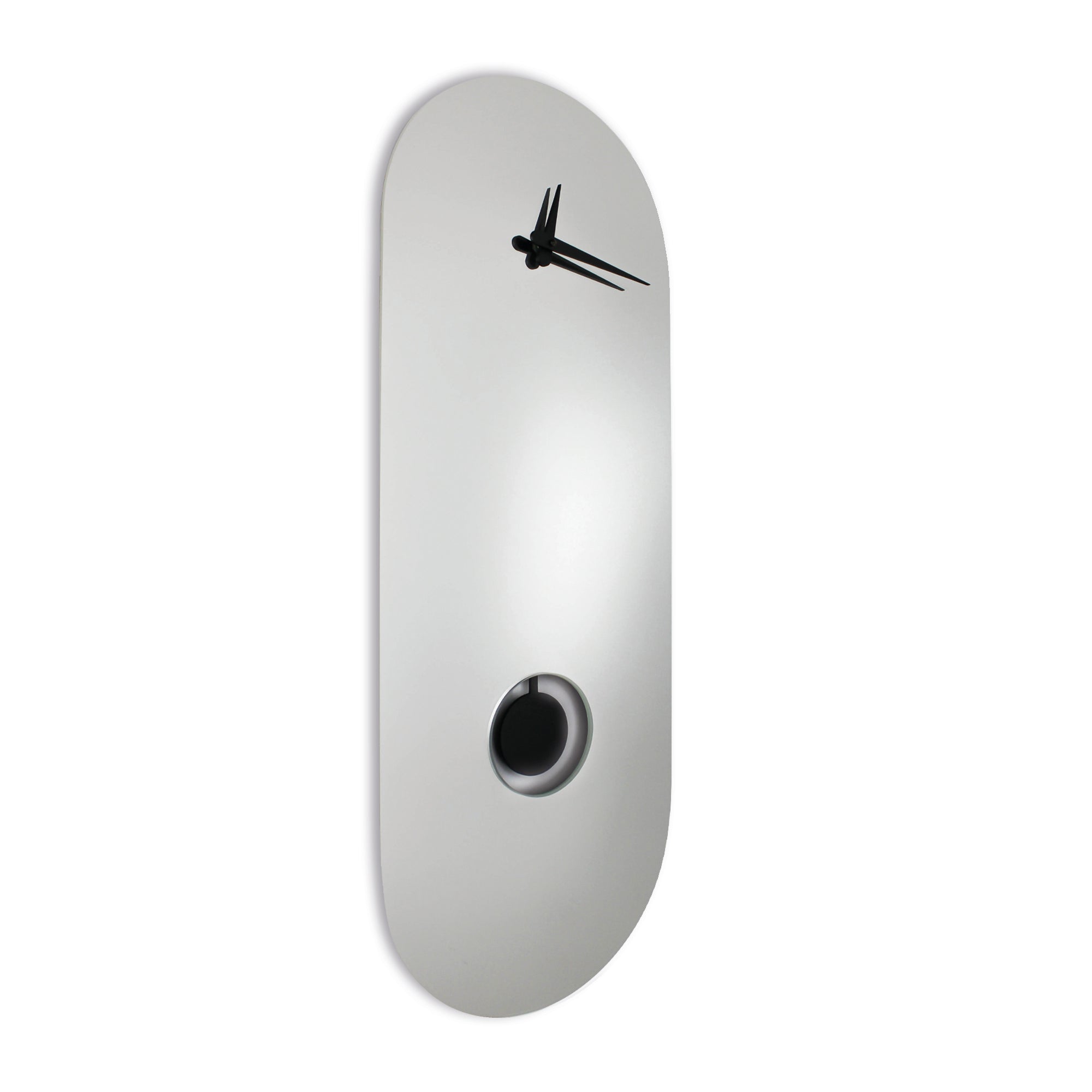 Orologio a Pendolo "Oslo" con design a specchio argentato