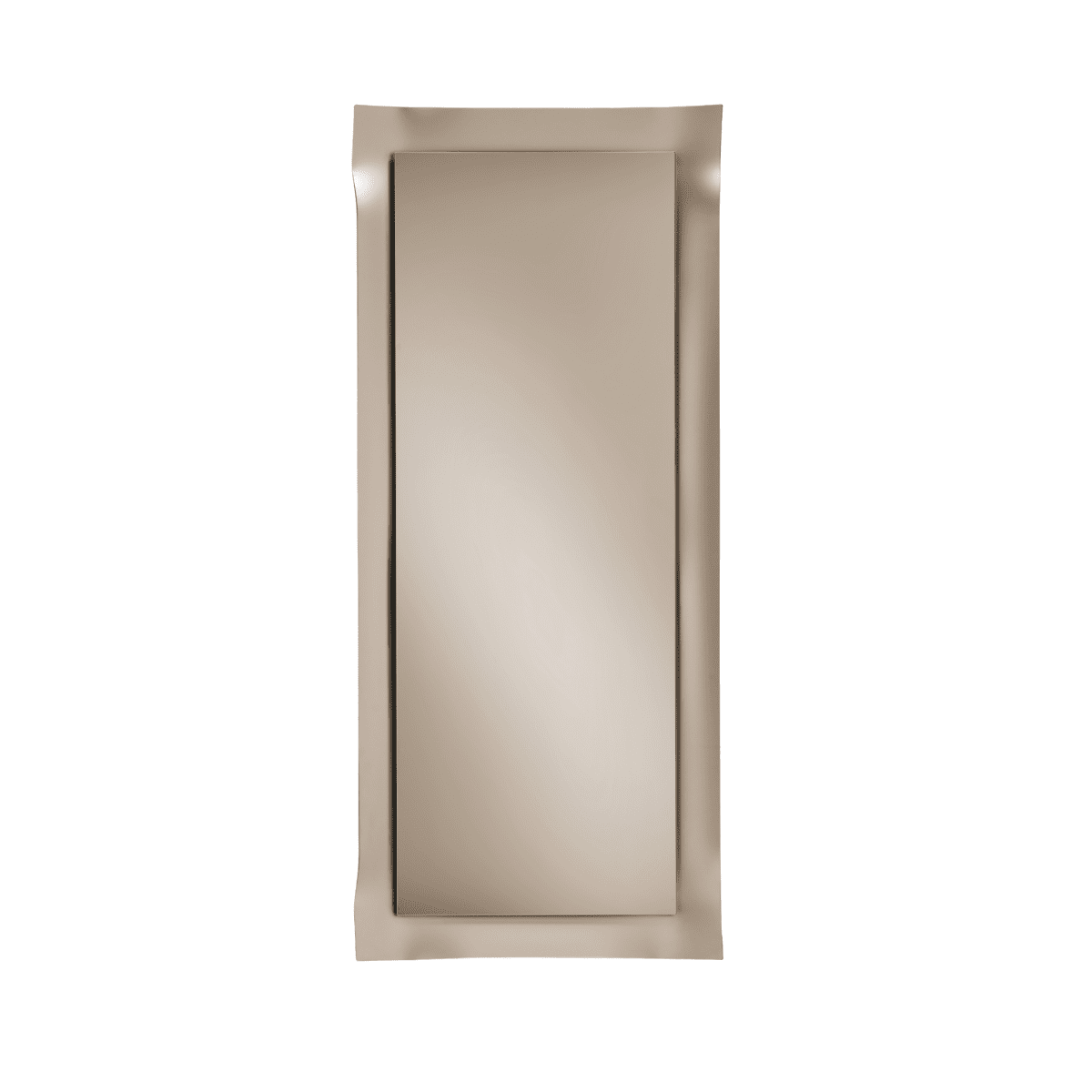 Specchio con cornice "Vivo" in vetro satinata moderno - MondoViro