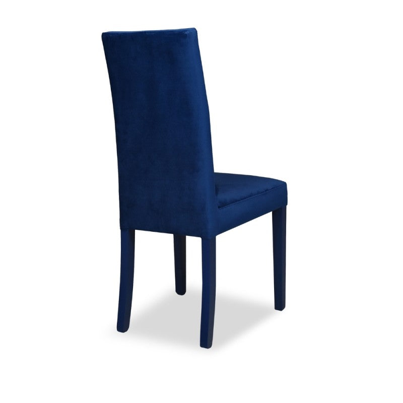 Set di sedie da pranzo "Montecarlo" imbottite in velluto con 3 bottoni cm 47x46 101h