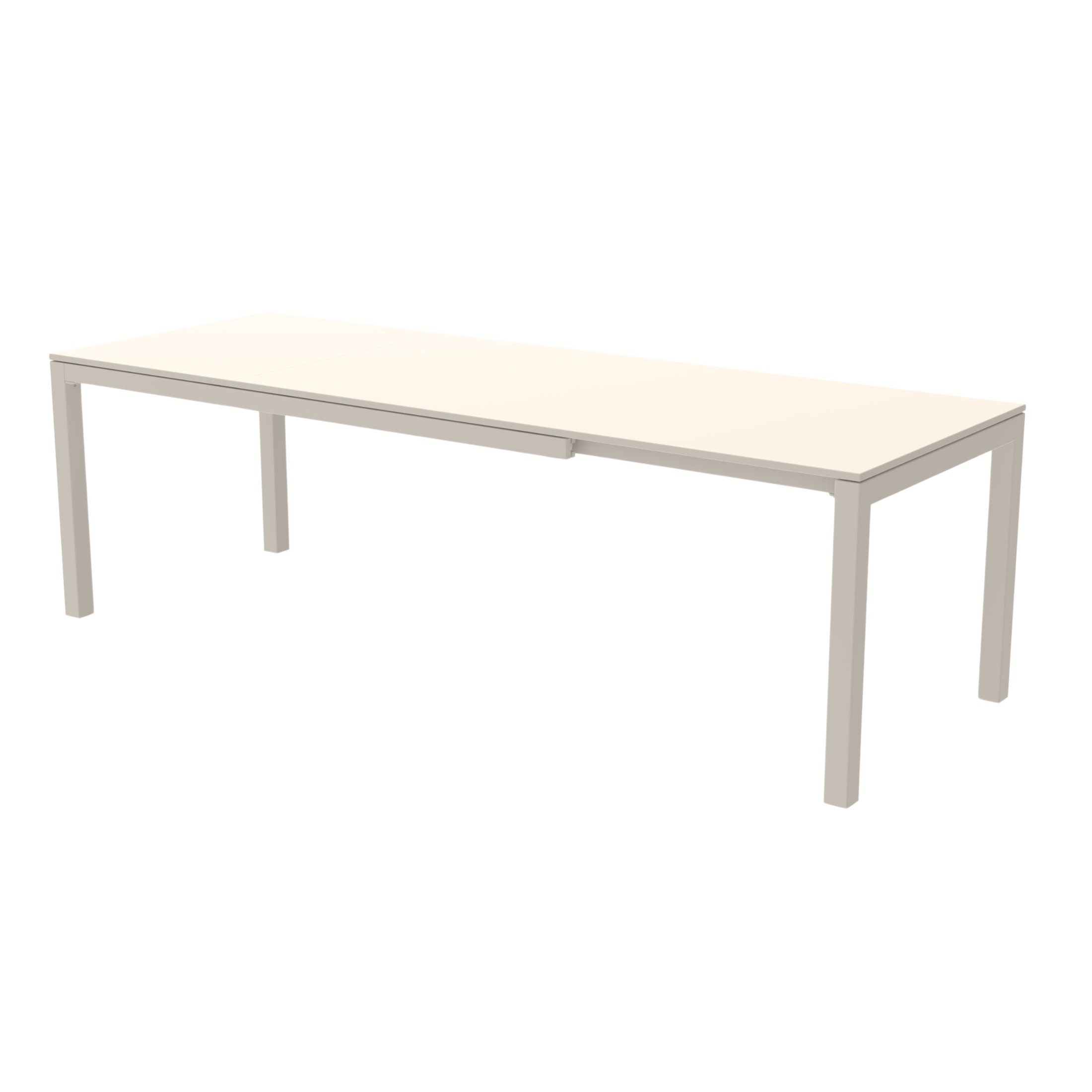 Tavolo allungabile in metallo verniciato "Extia" da giardino moderno