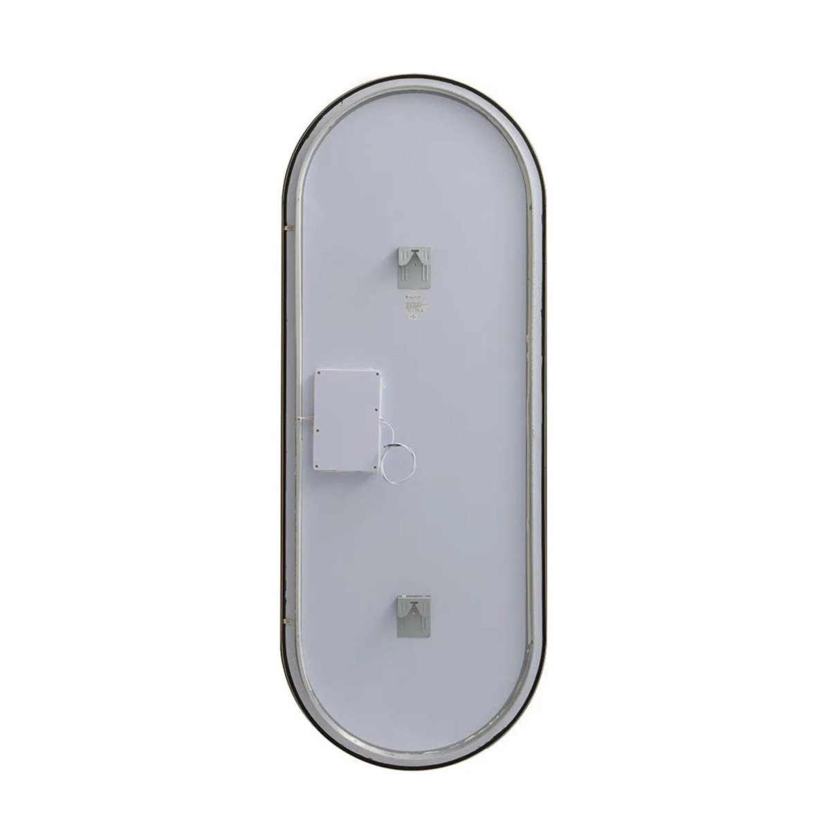 Specchio retroilluminato a led "Armonic" cornice effetto ottone cm 60x160h - MondoViro