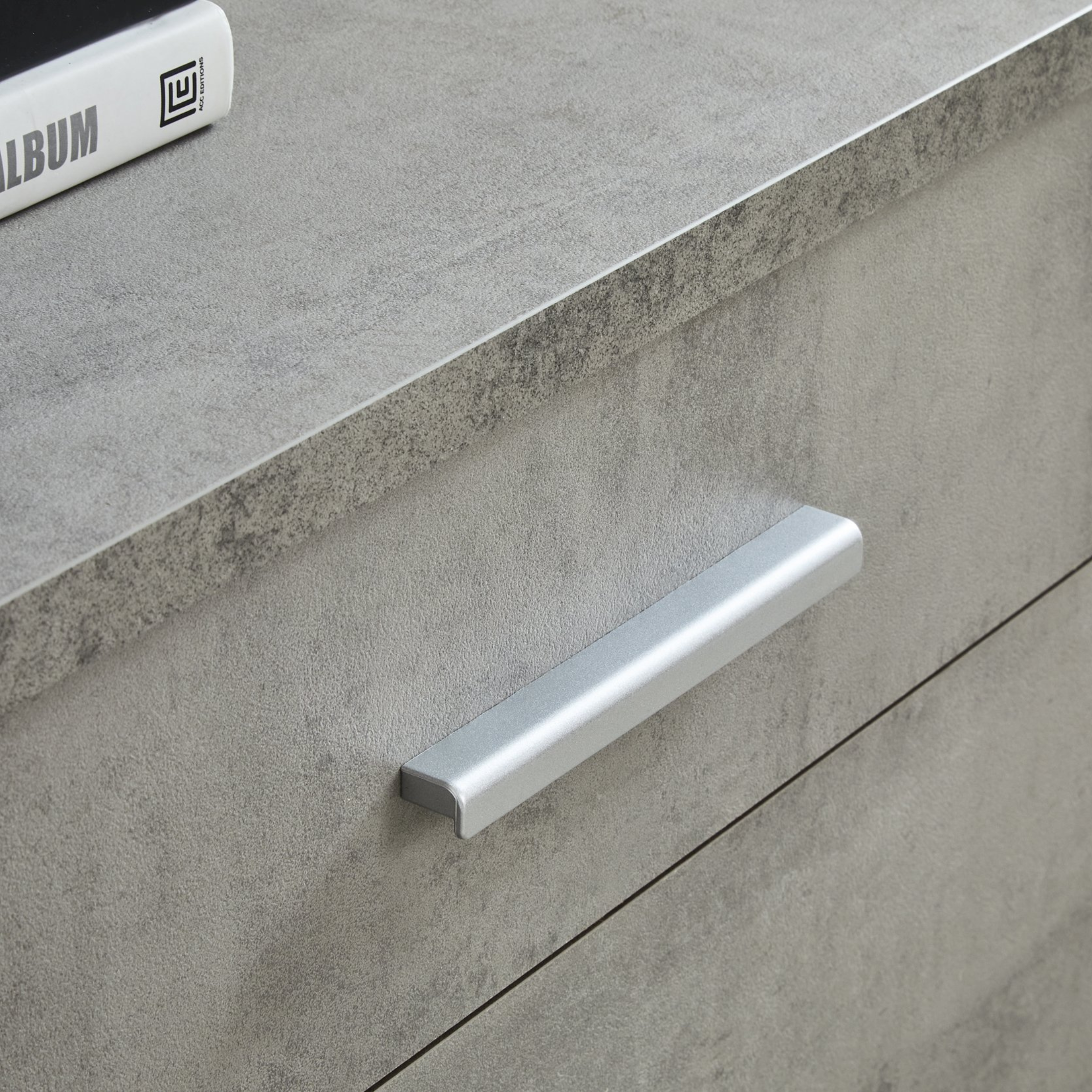 Mobile 4 cassetti in legno "Pedro" moderno da ingresso cm 179x47 50h