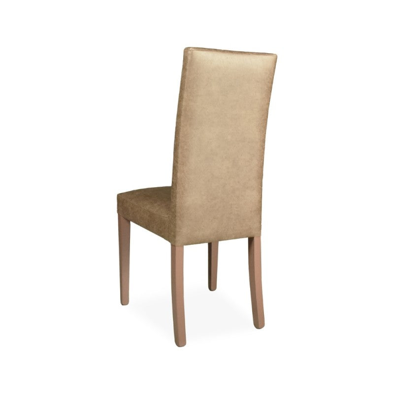 Set di sedie da pranzo "Montecarlo" imbottite in tessuto e gambe in tinta cm 47x46 101h