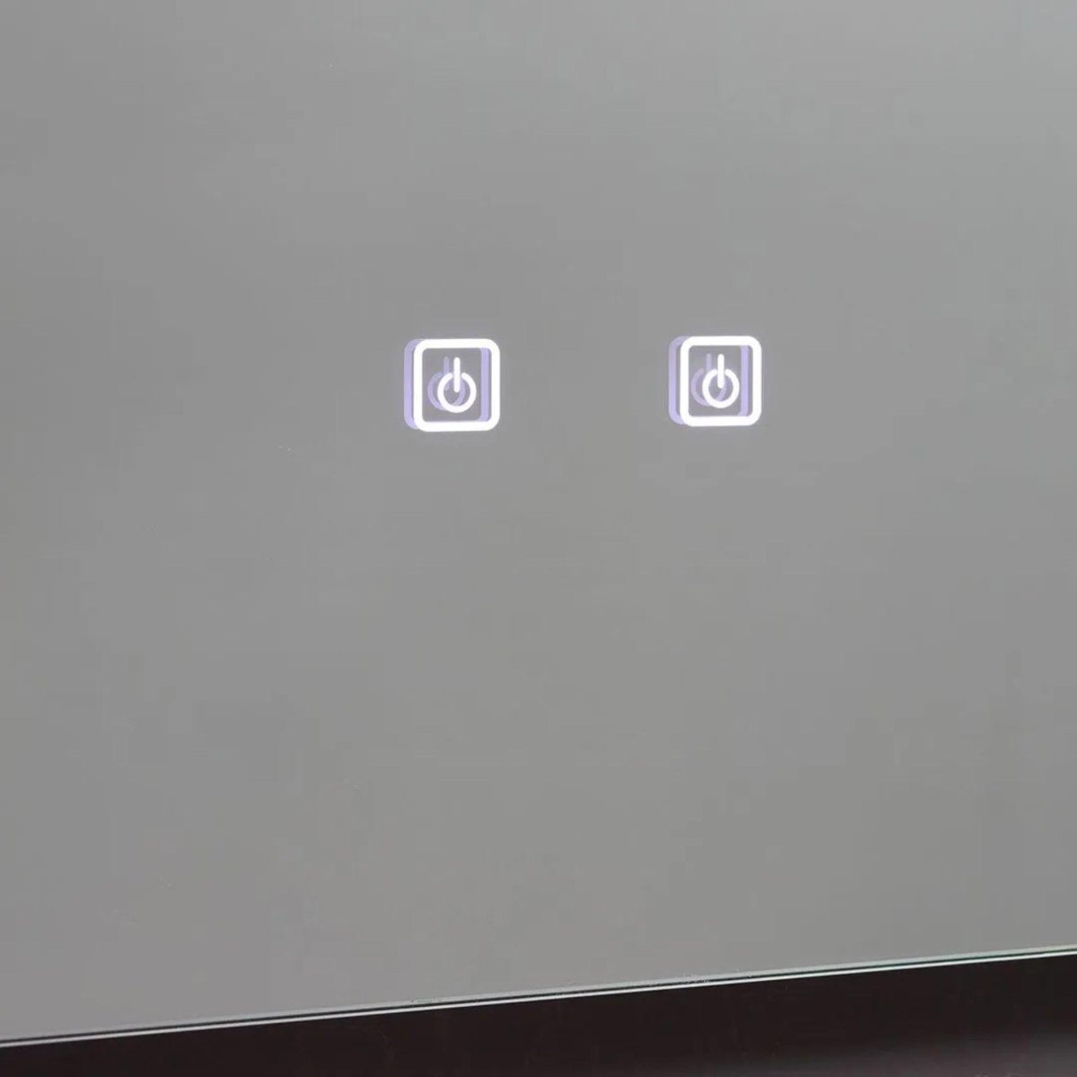 Specchio a led da bagno "Luce" a doppia postazione in alluminio cm 180x80h - MondoViro