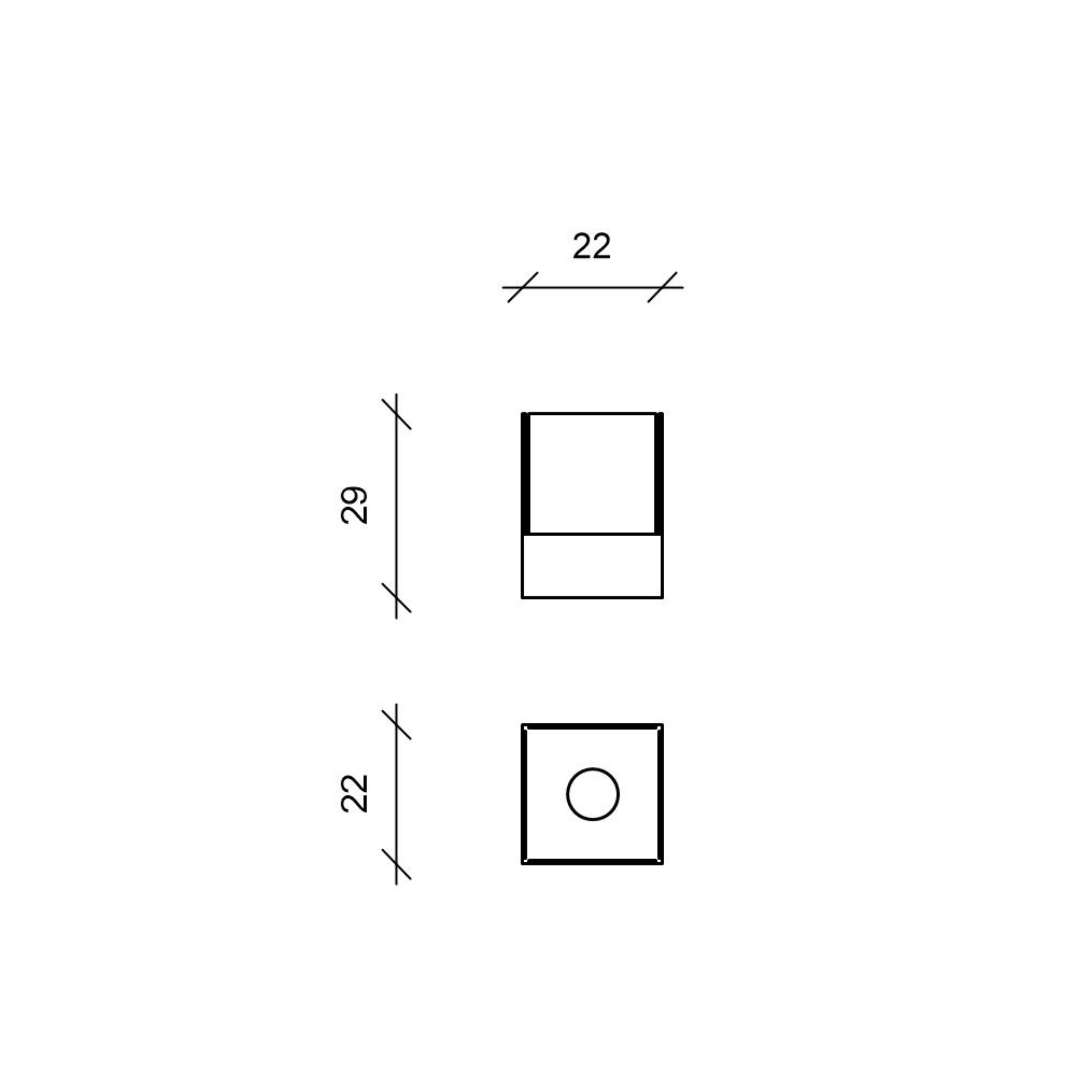Caminetto bioetanolo "Karol" da tavolo in vetro temperato cm 22x22 29h