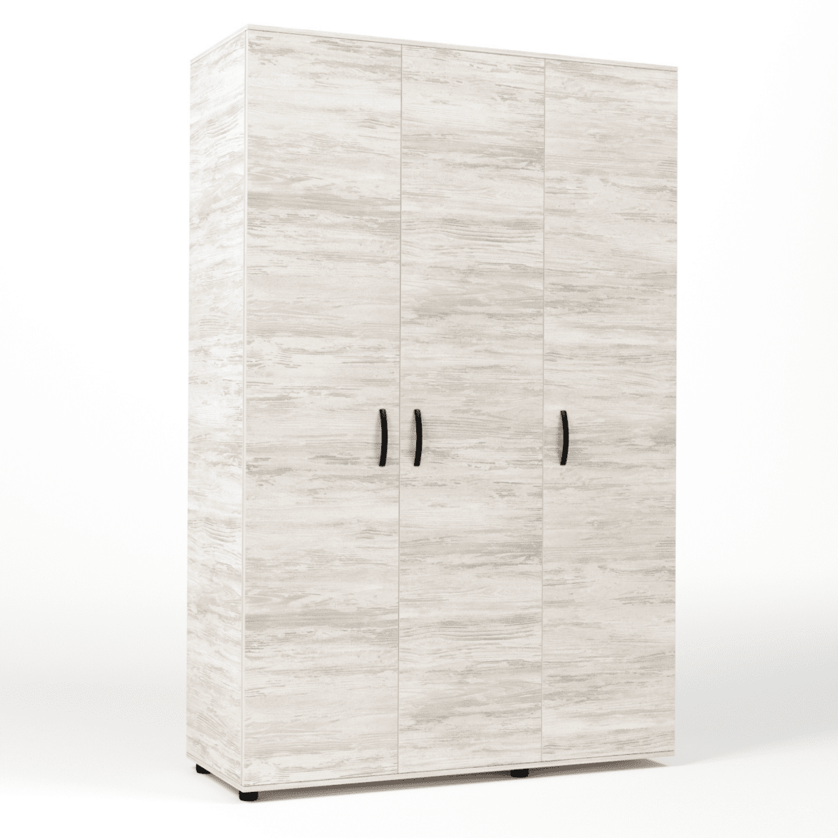 Armadio guardaroba 3 ante "Clax" moderno in legno cm 120x52 205h - MondoViro