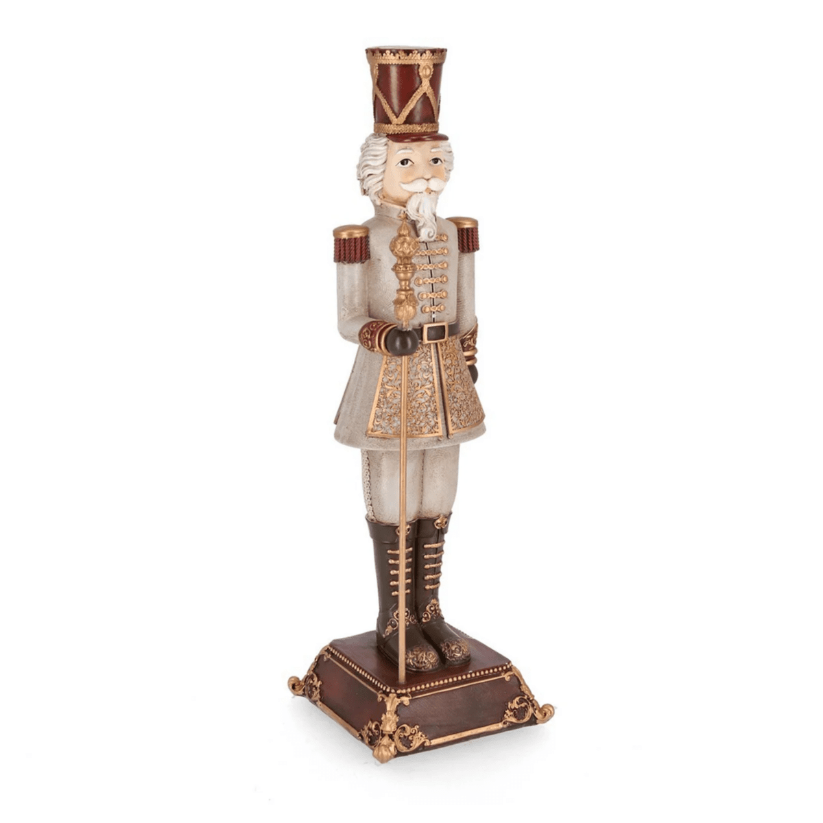 Statuetta schiaccianoci “Edwyn” decorativa in poliresina cm 42h - MondoViro
