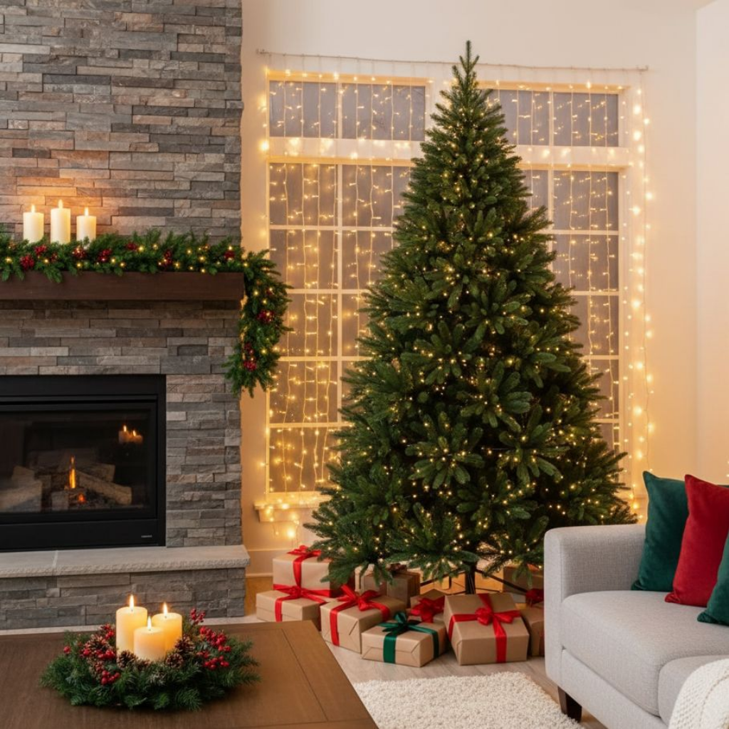 Albero di Natale "Nevina" in 100% PE di altissima qualità