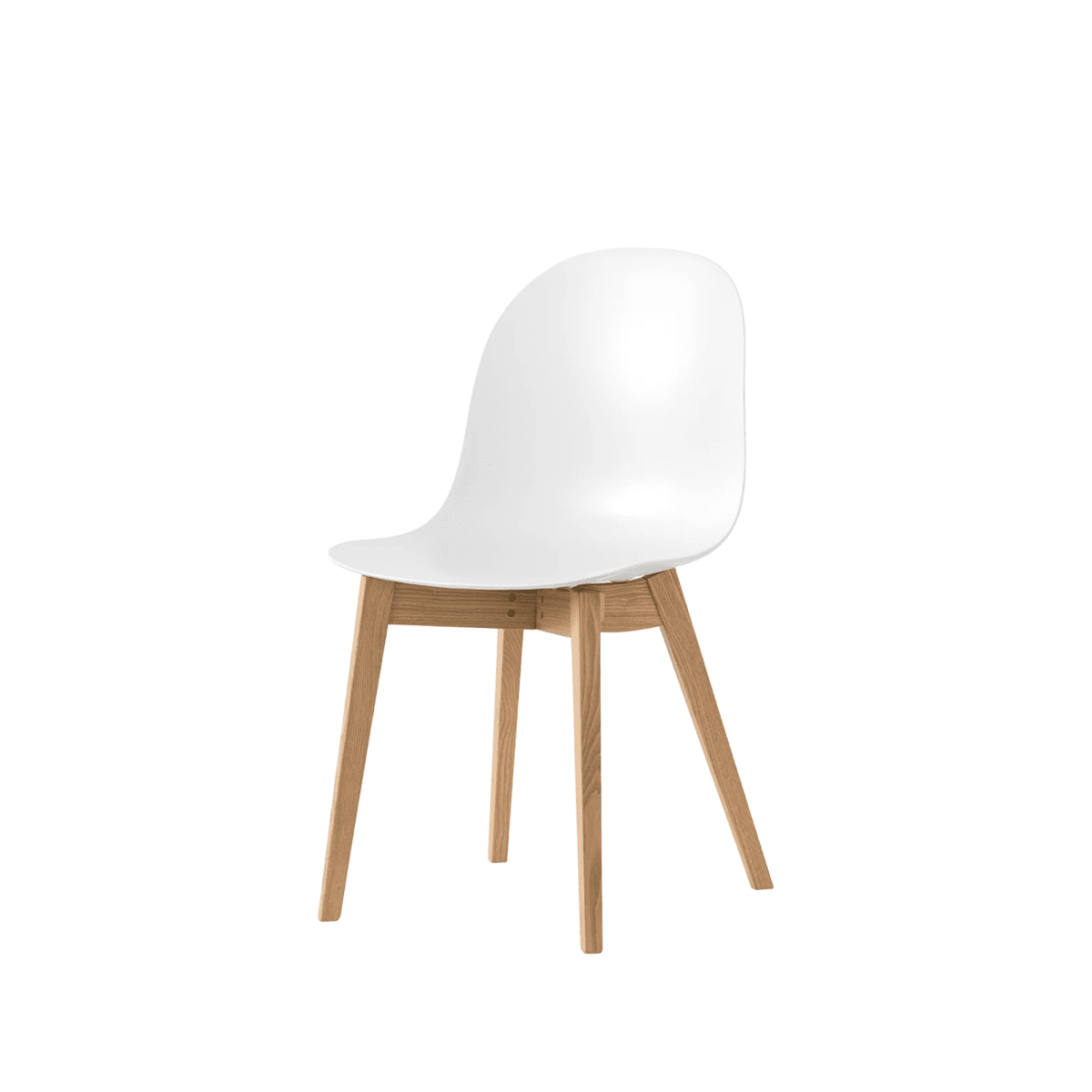 Set sedie moderne da soggiorno "Academy" con gambe in legno massello cm 44,5x51 84h - MondoViro