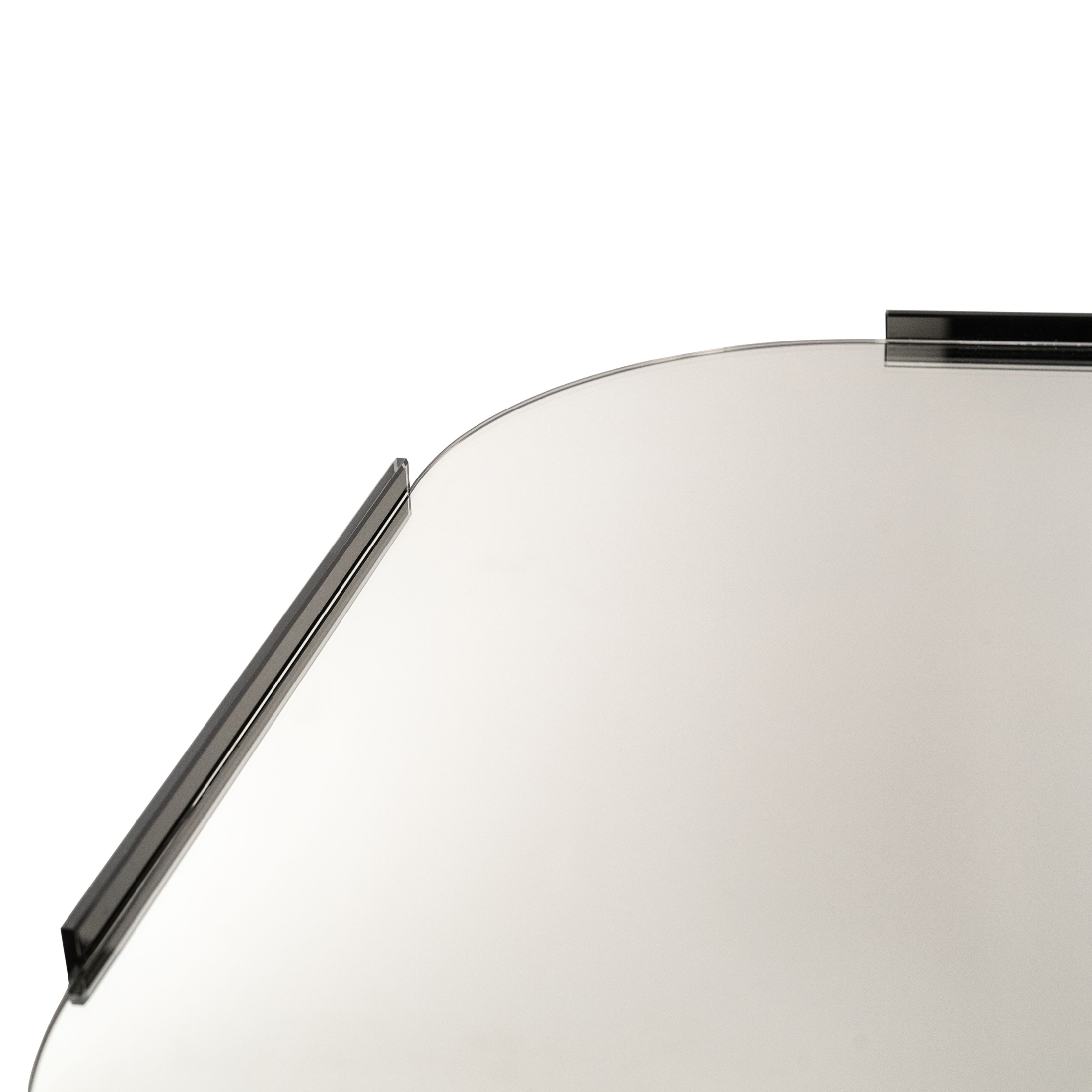 Specchio da parete "Colin" in metallo e vetro cm 61x2 61h