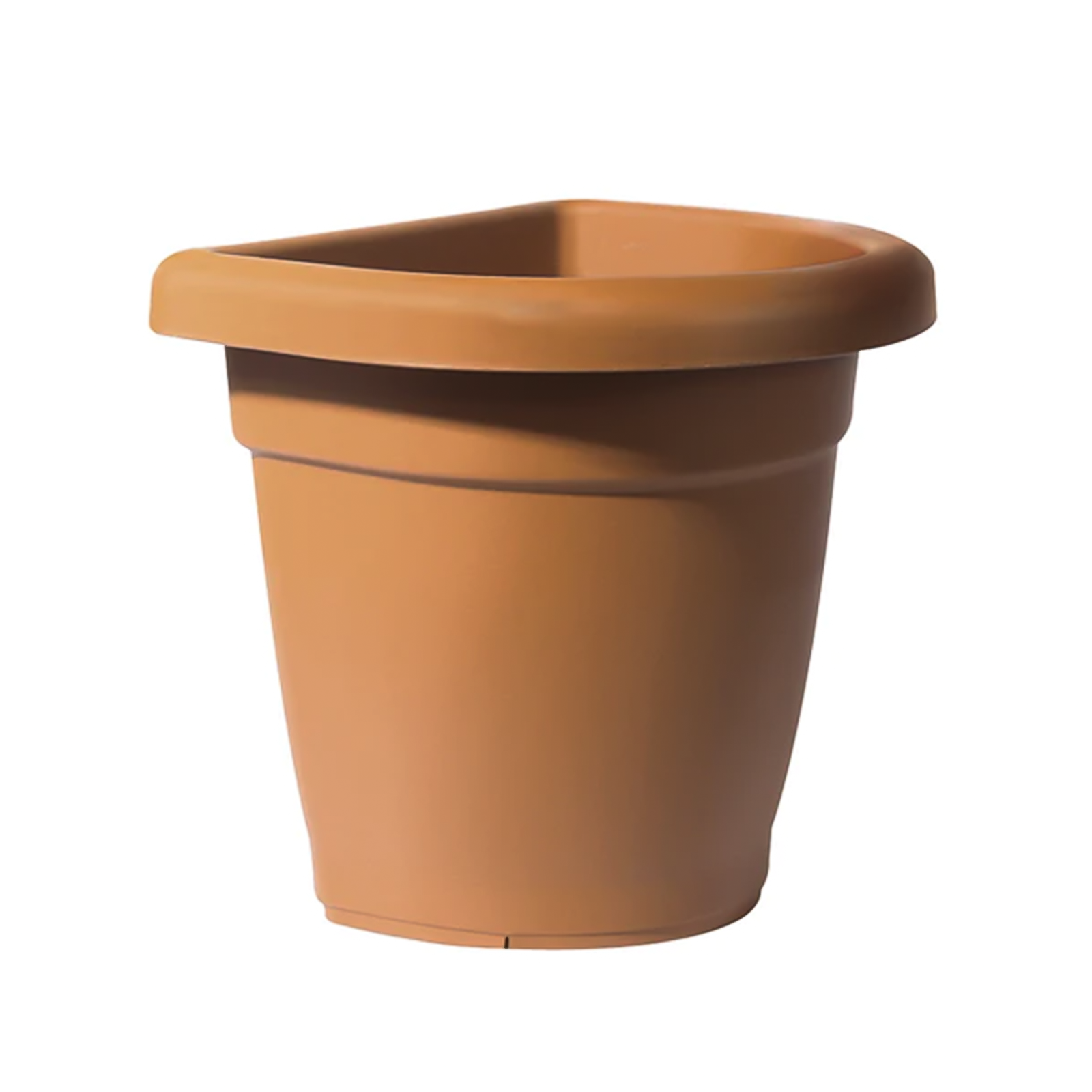 Vaso e sottovaso  in plastica terracotta Ulisse per esterno
