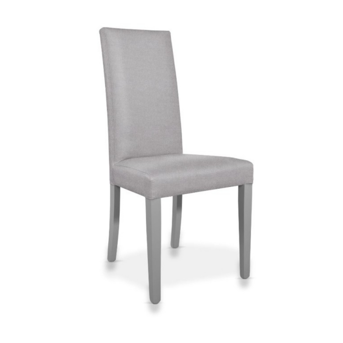 Set di sedie da pranzo "Nancy" imbottite in tessuto Soro con gambe in legno cm 47x47 101h