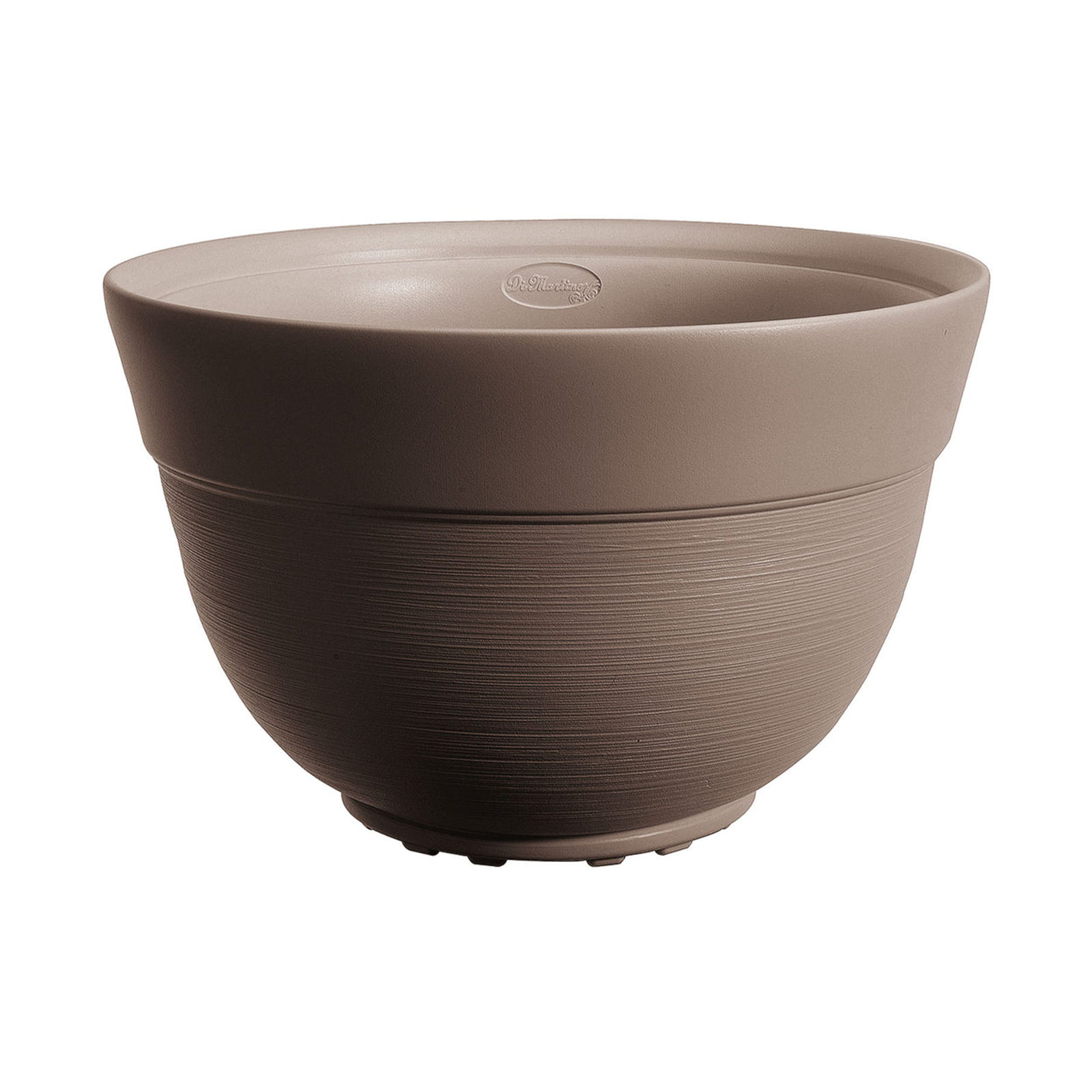 Vaso in resina conca Dora per esterno senza sottovaso con riserva d'acqua