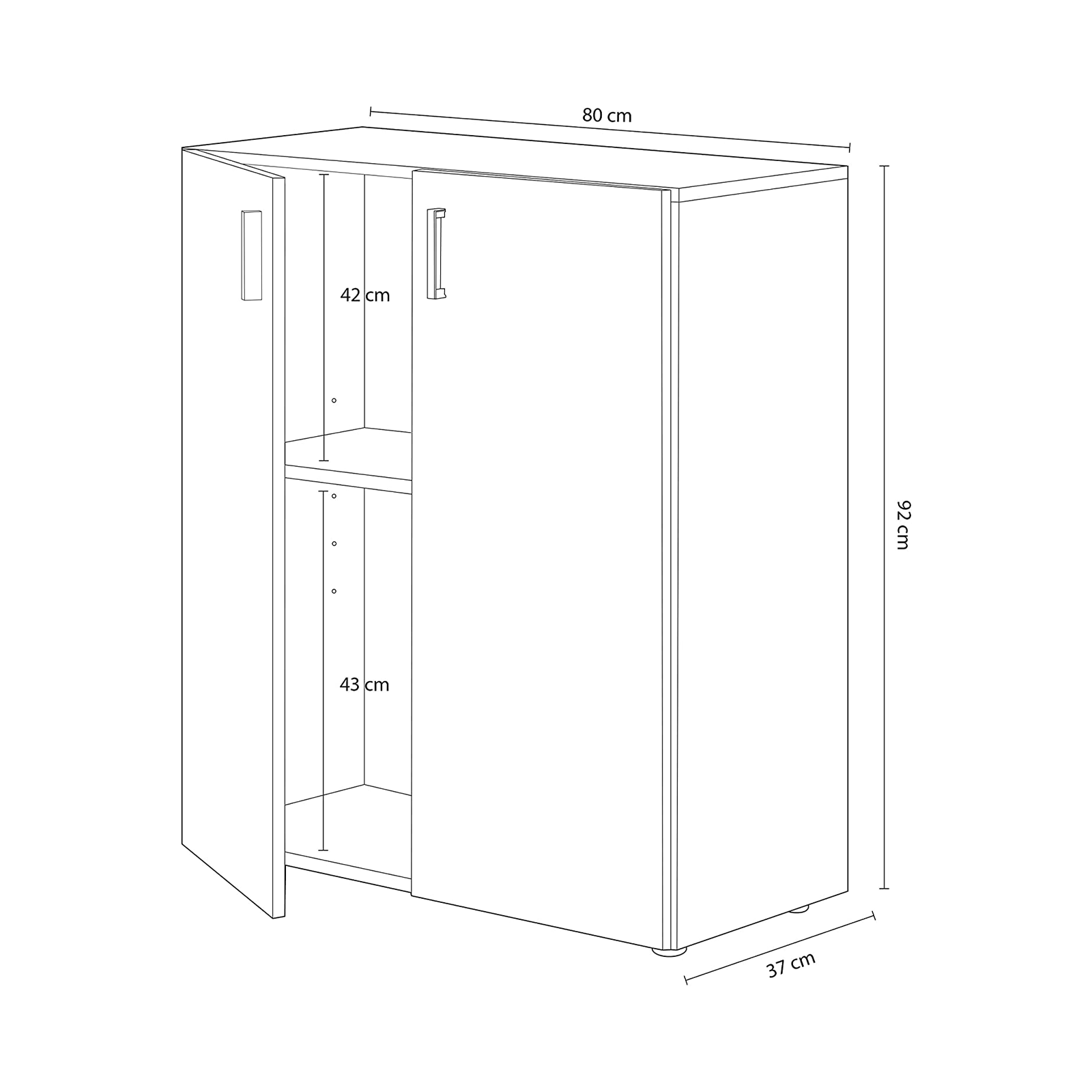 Set armadio alto o basso Multiusos in truciolare finitura cemento mobile per lavanderia