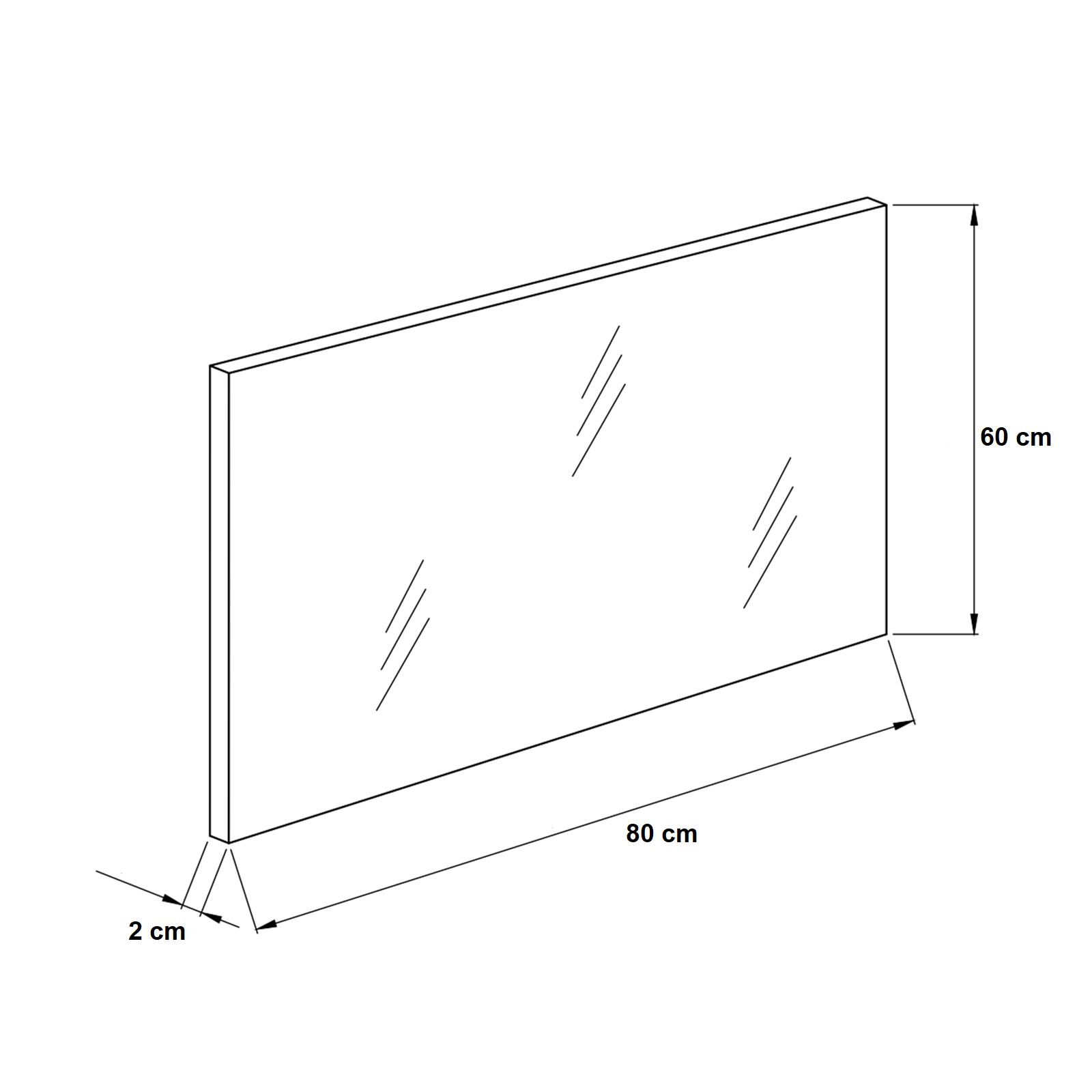 Mobile sotto lavabo sospeso "New Splash" cassettiera in truciolare con specchio