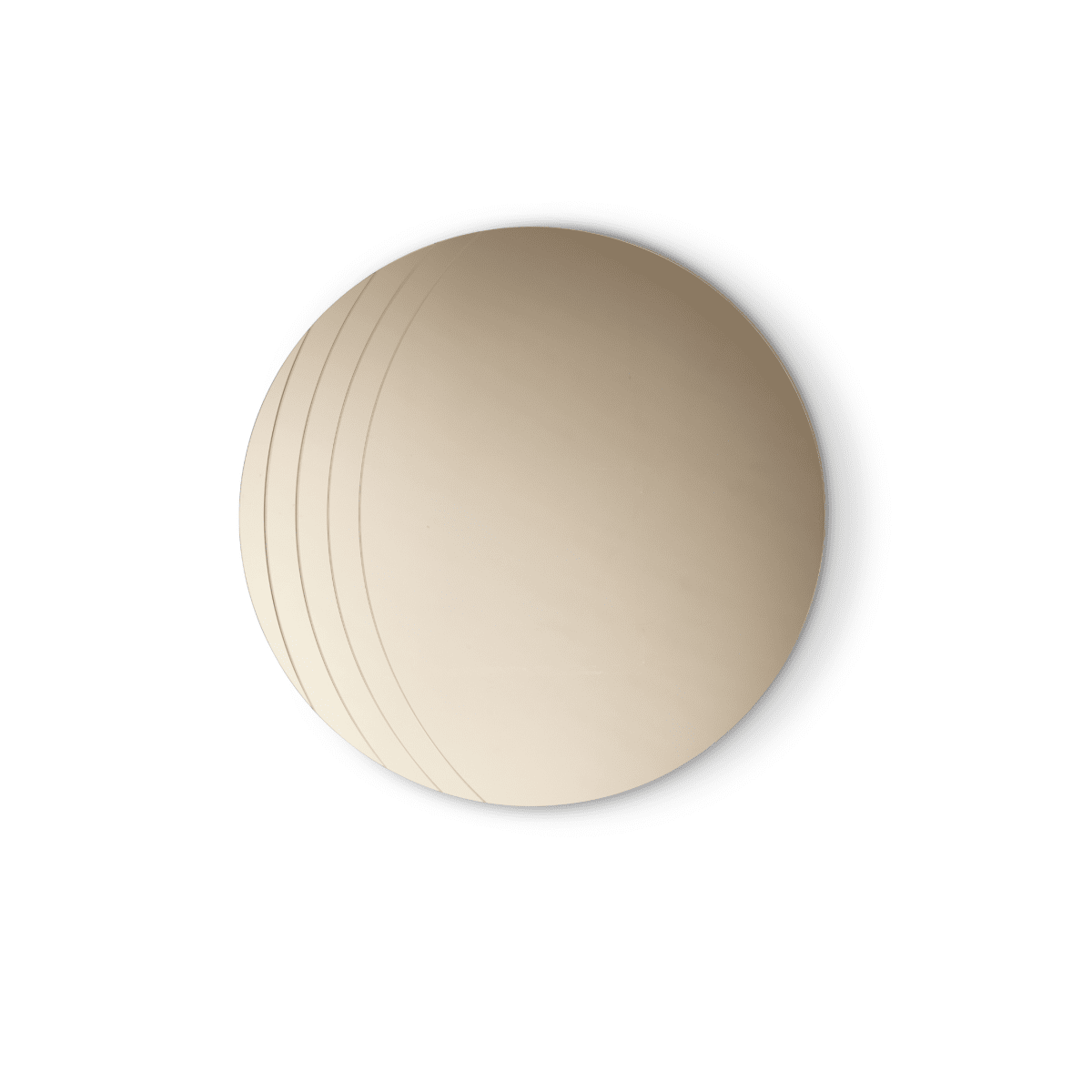 Specchio da parete "Mochi" elegante con incisioni laterali - MondoViro