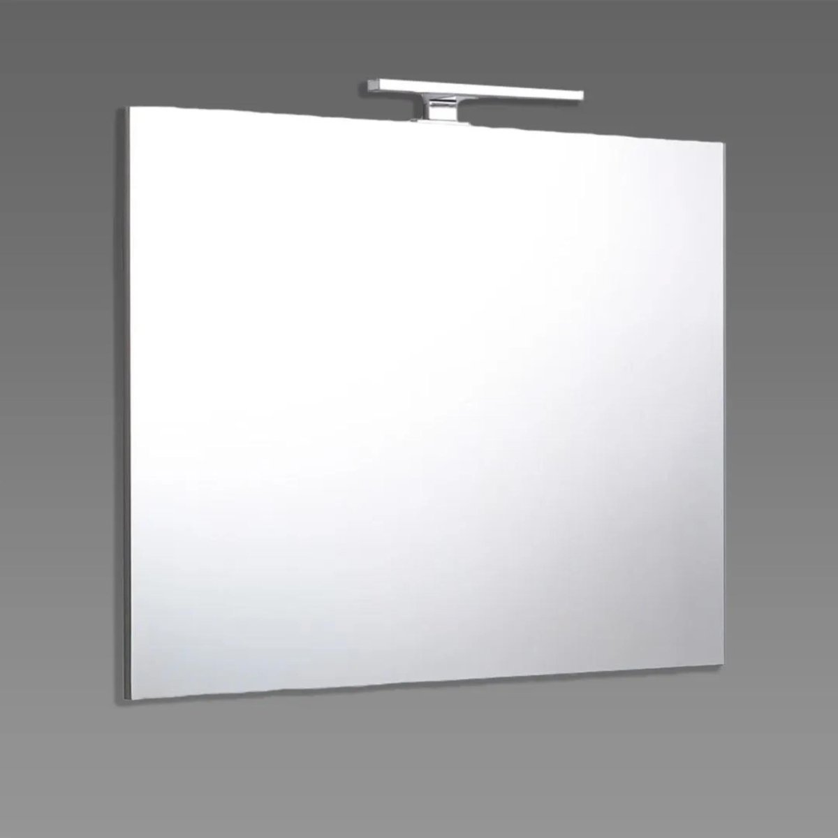 Specchio a led per bagno "Rivermas" reversibile rettangolare senza cornice - MondoViro