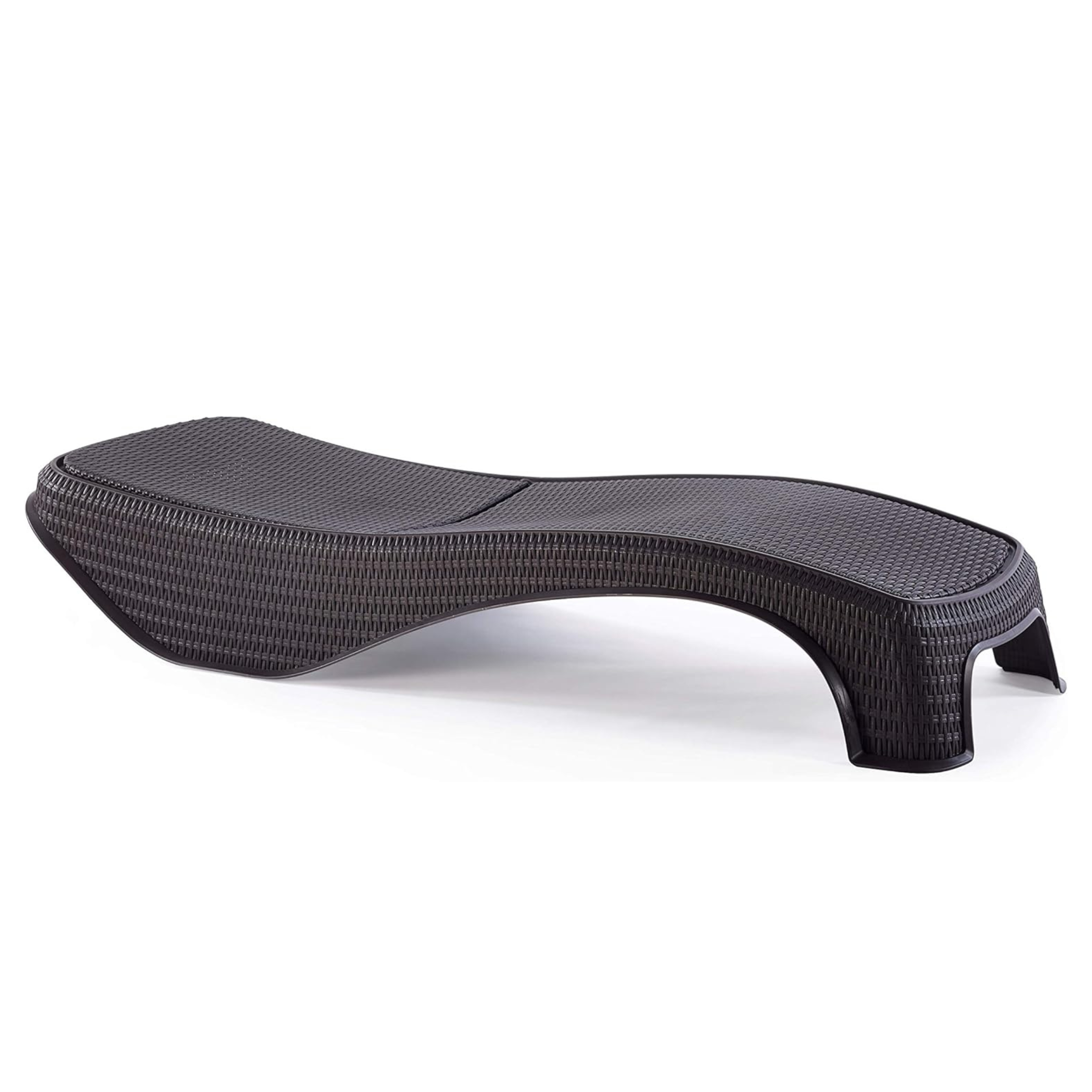 Lettino prendisole in polirattan "Atlantic" reclinabile cm 197x74 36h