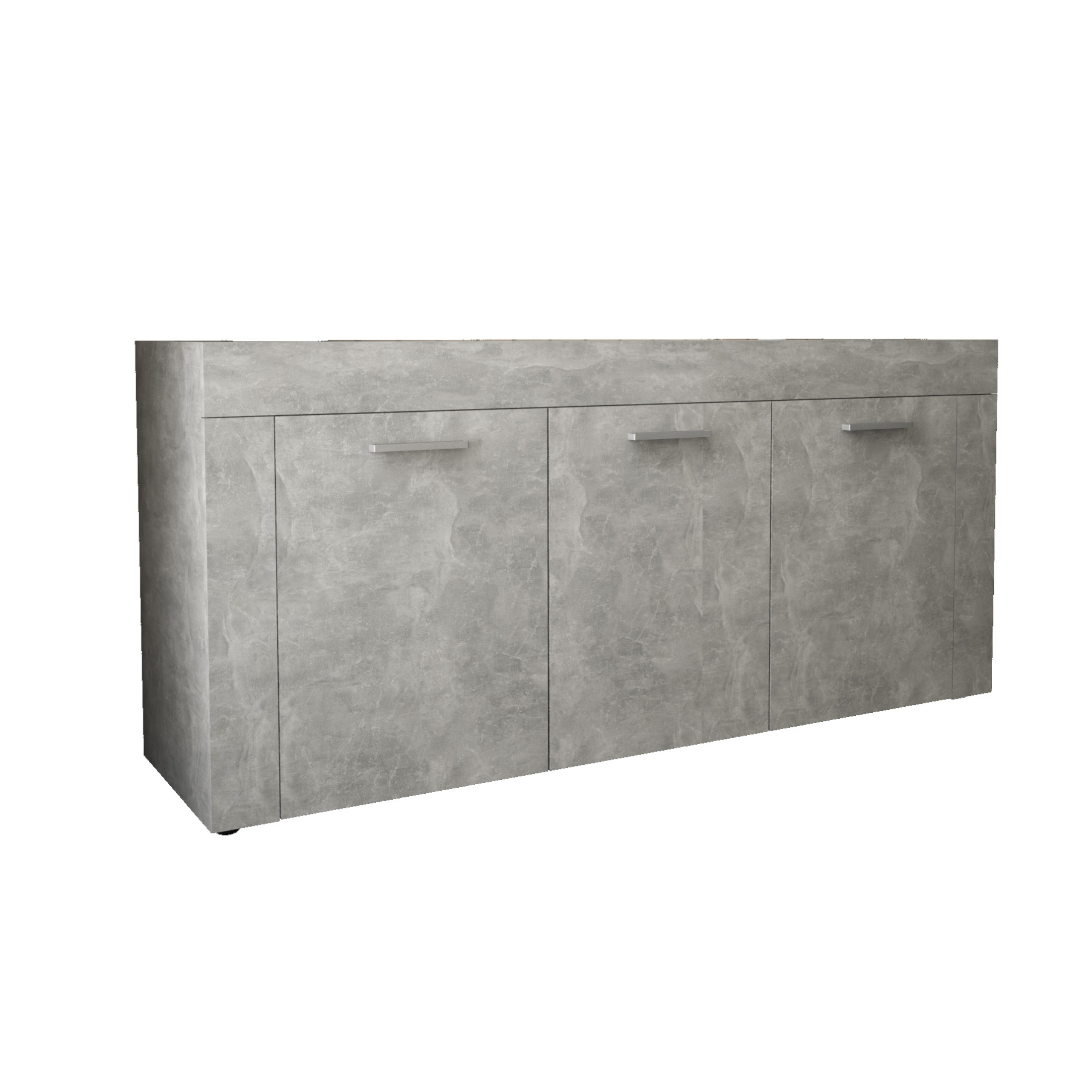 Madia credenza a buffet "K083" mobile in legno a 3 ante da soggiorno cm 150x41 82h