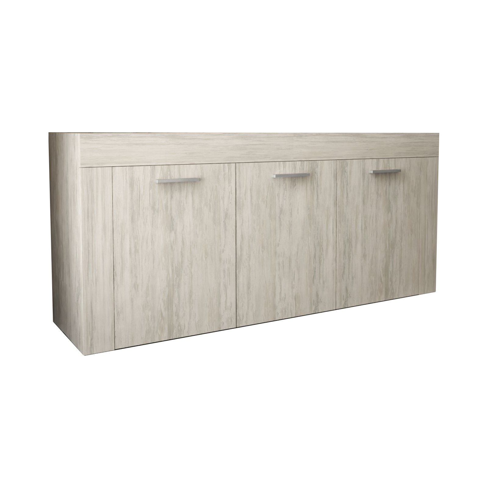 Madia credenza a buffet "K083" mobile in legno a 3 ante da soggiorno cm 150x41 82h