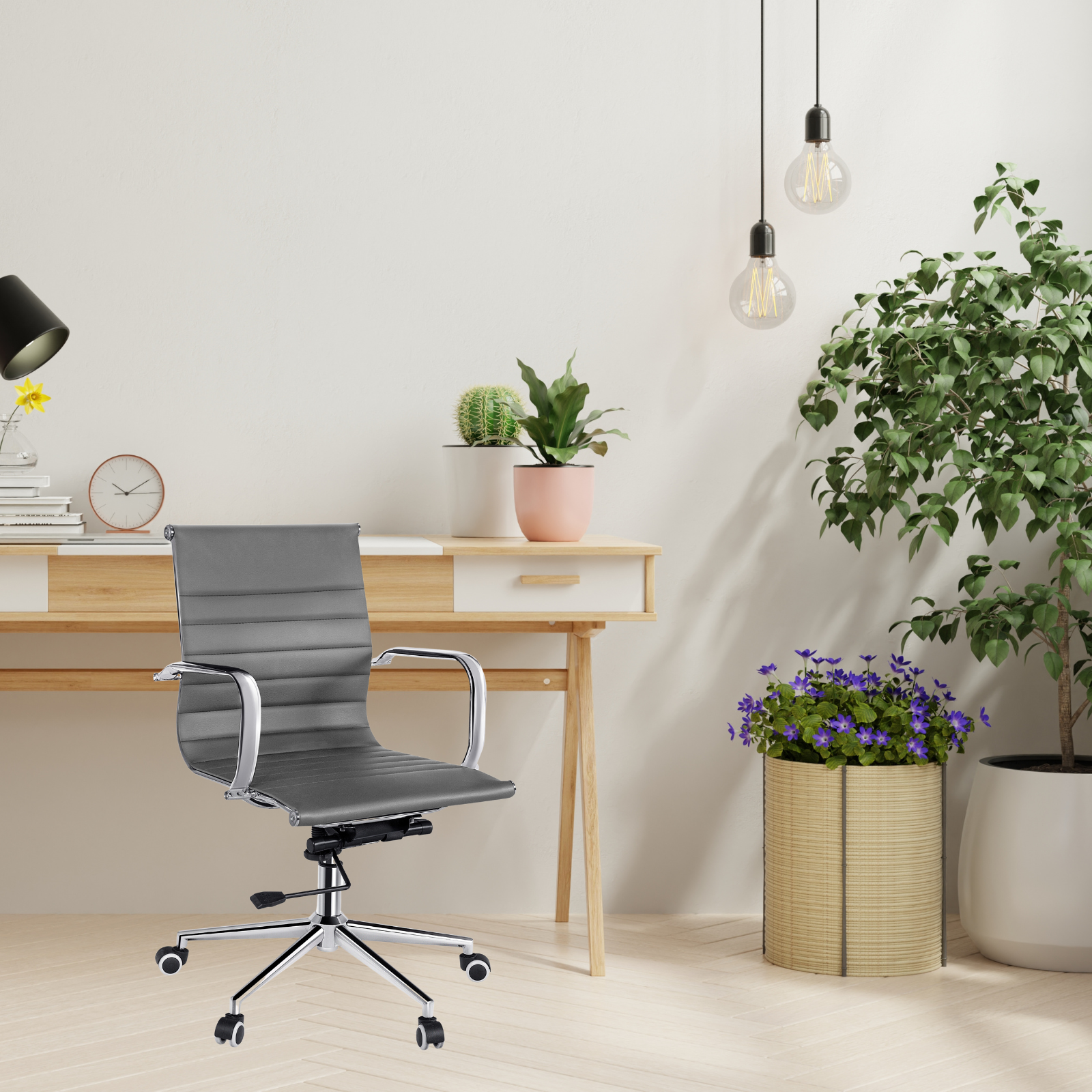 Sedia girevole da ufficio "EP 24174" poltrona direzionale con ruote e alza persona da gaming