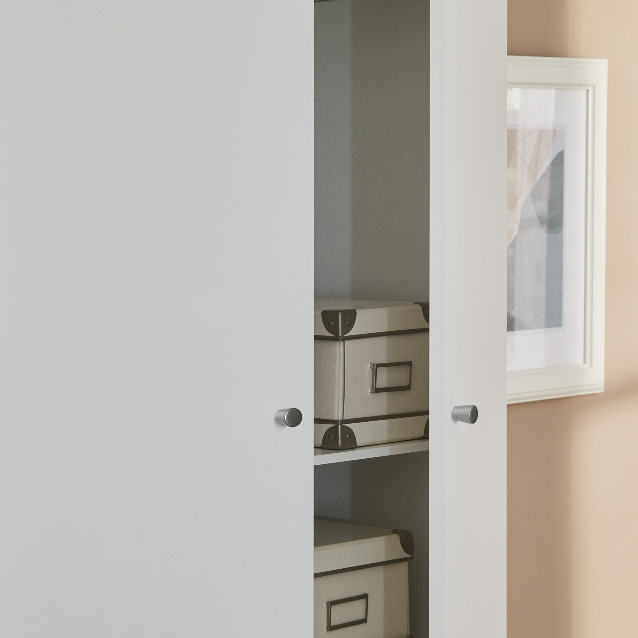 Mobile in legno 3 ante 1 cassetto "Vanity" cm 77x34 183h