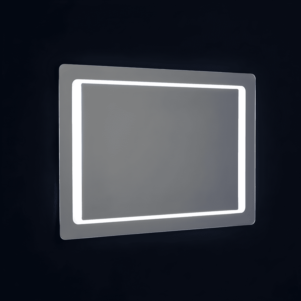 Specchio con cornice a led "Portland" rettangolare reversibile - MondoViro