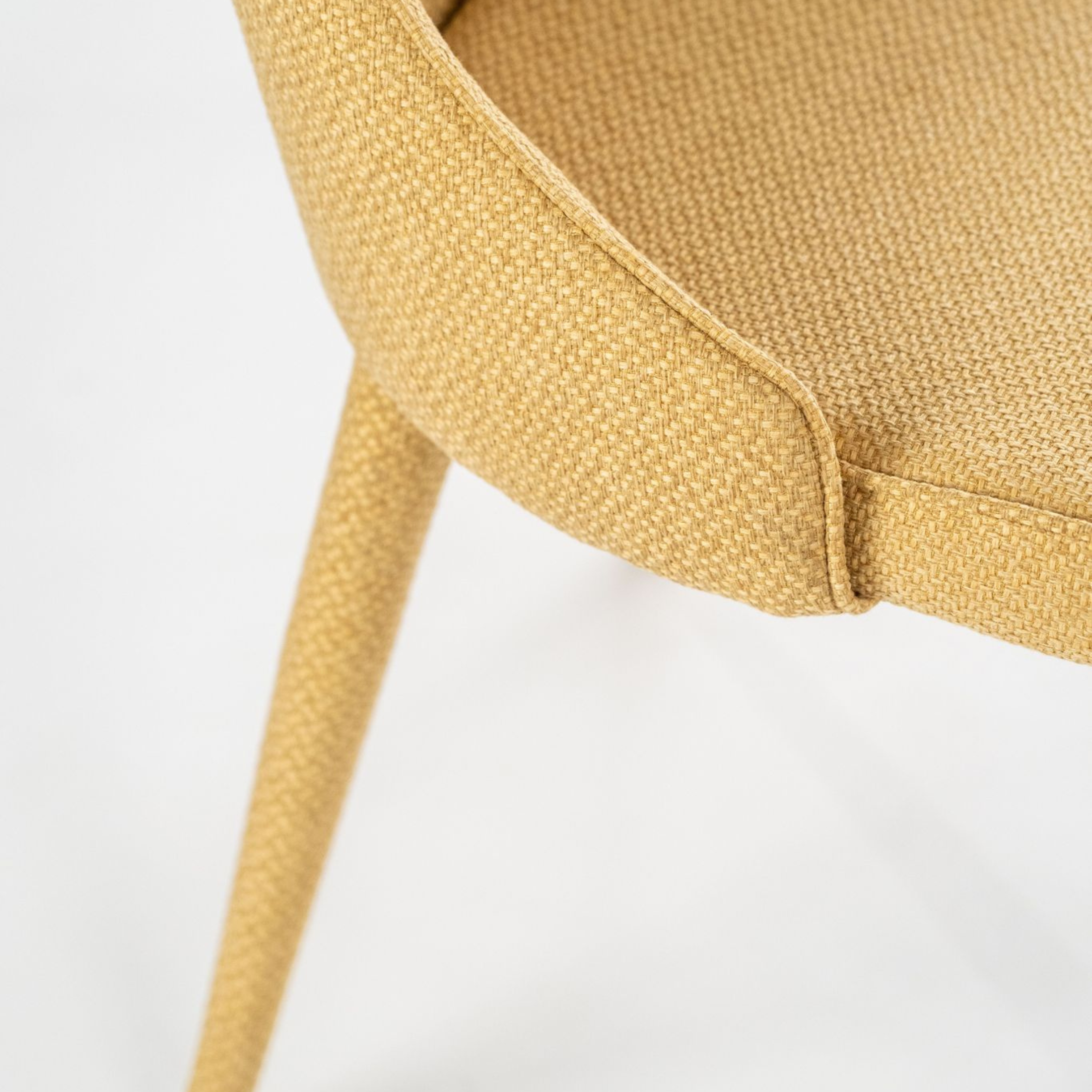 Set di sedie imbottite "Edera" poltrone moderne in tessuto cm 46x46 91h