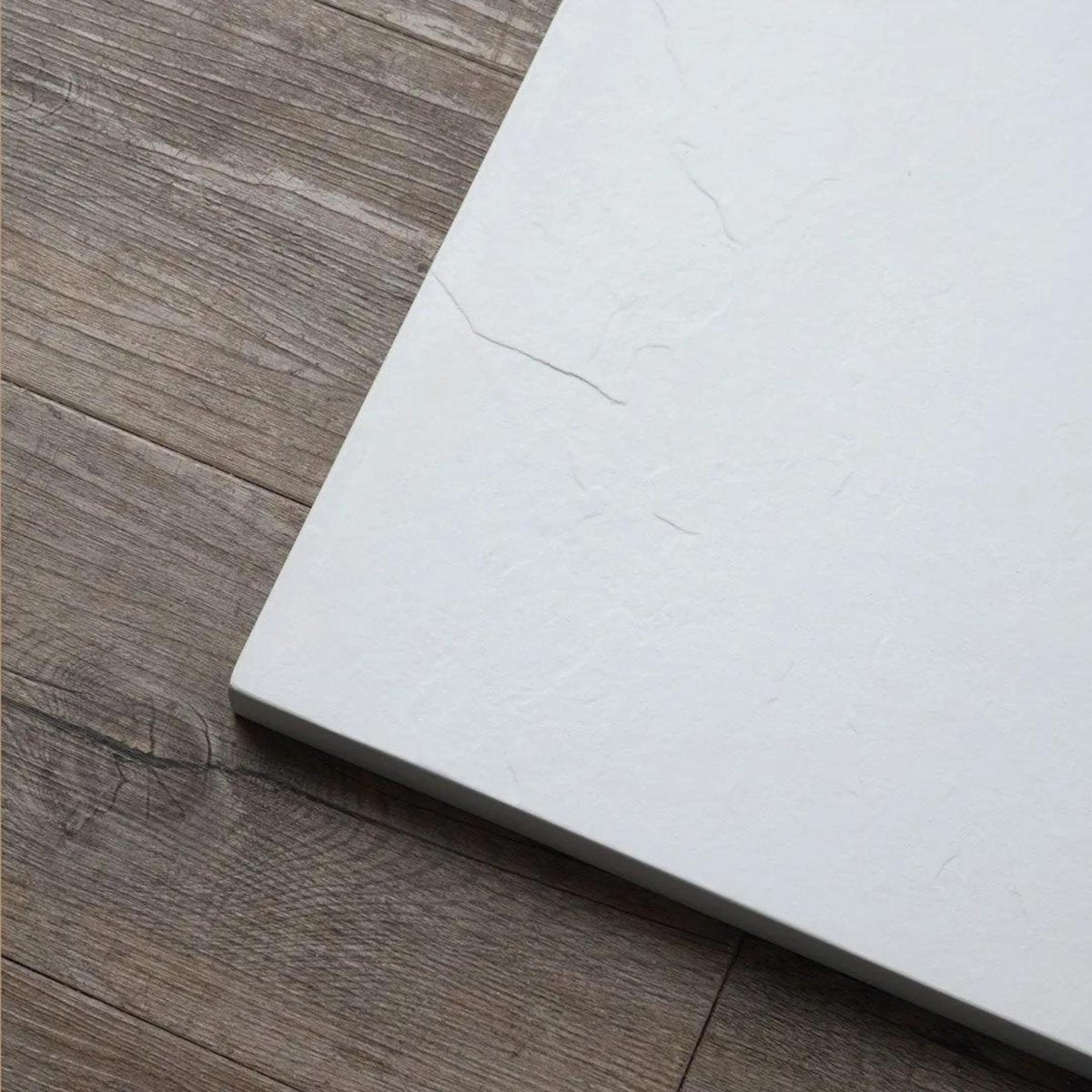 Piatto doccia rettangolare sottile "Milano" in resina effetto pietra antiscivolo - MondoViro