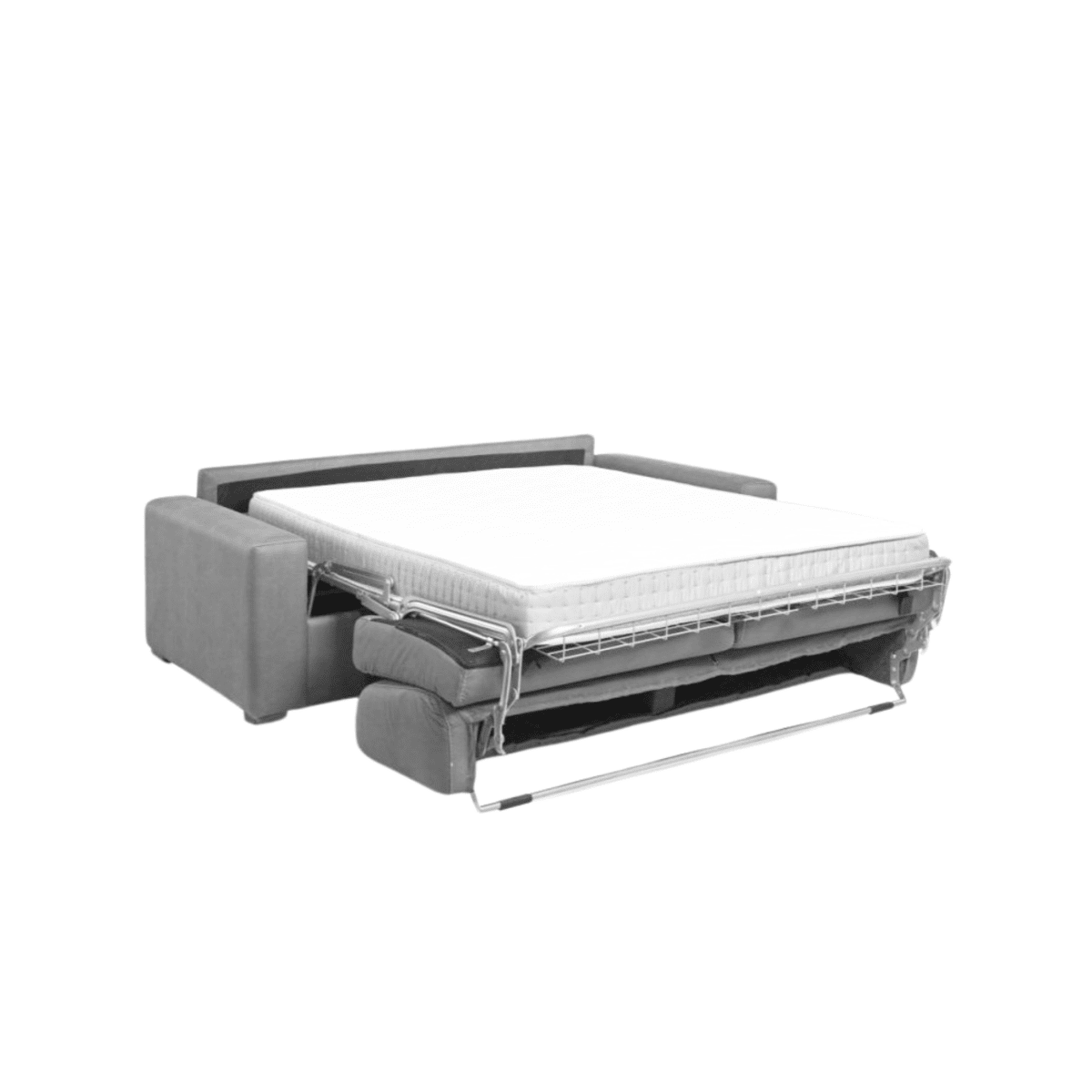 Divano letto a 3 posti contenitore "Flash" in tessuto sfoderabile cm 199x98 84h - MondoViro