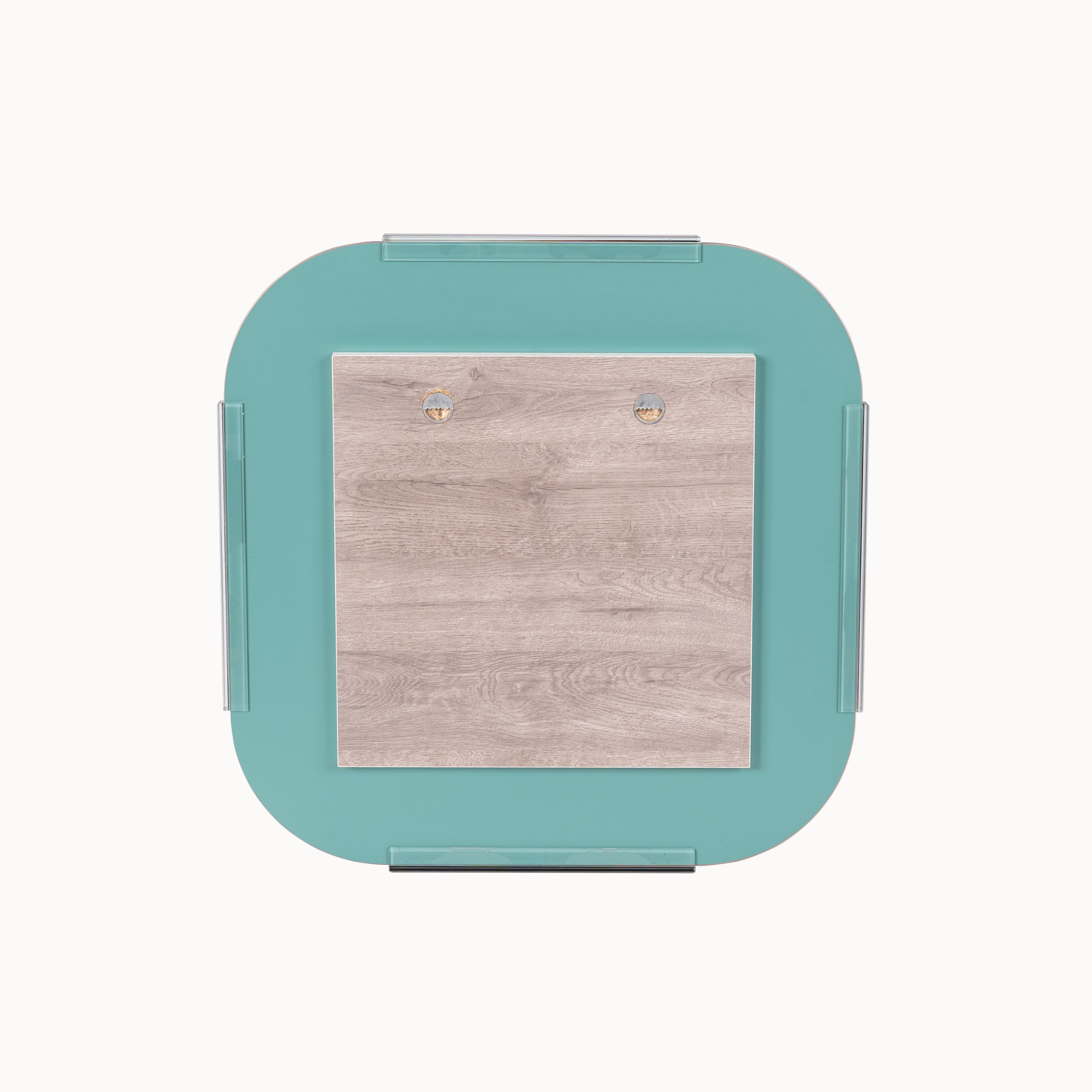 Specchio da parete "Colin" in metallo e vetro cm 61x2 61h