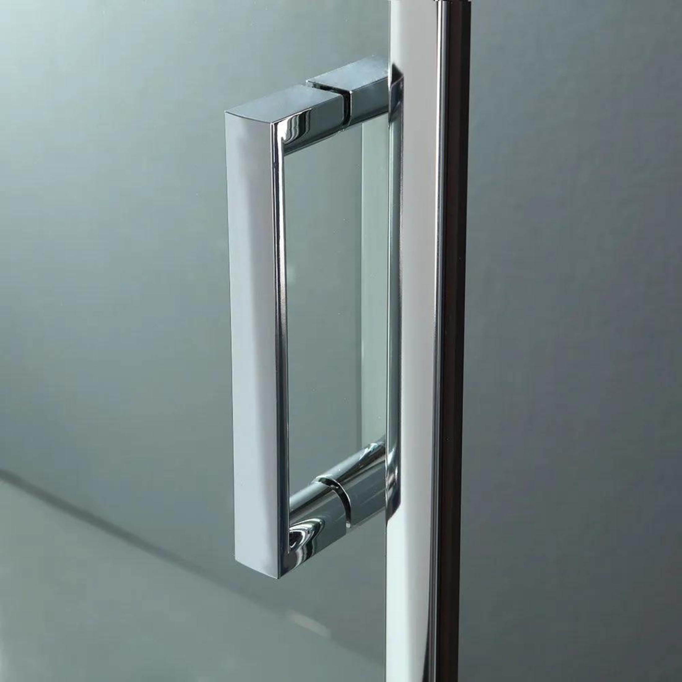 Porta per doccia a nicchia 2 ante "Ferrara" in cristallo trasparente cm 185h