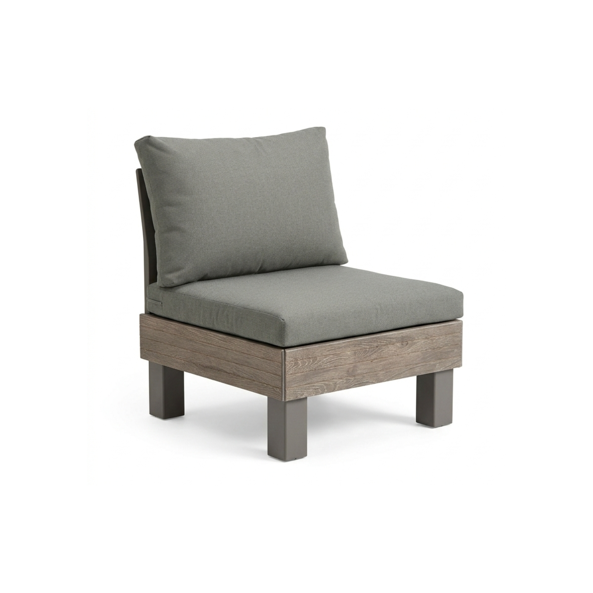 Set modulare da esterno "Elements" color Ashwood/Cappuccino facile da assemblare