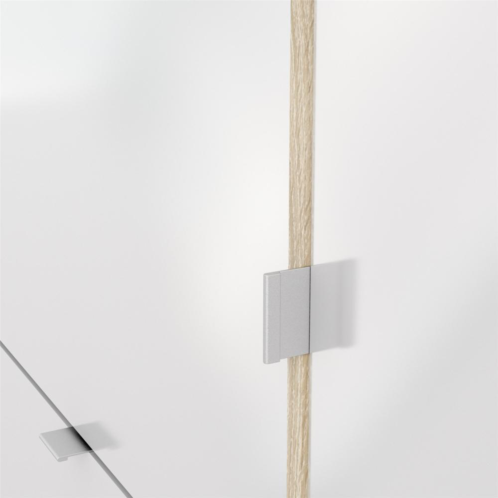 Mobile scarpiera modulare "Class" in legno con 1 anta e 3 ribalte cm 102x24 125h