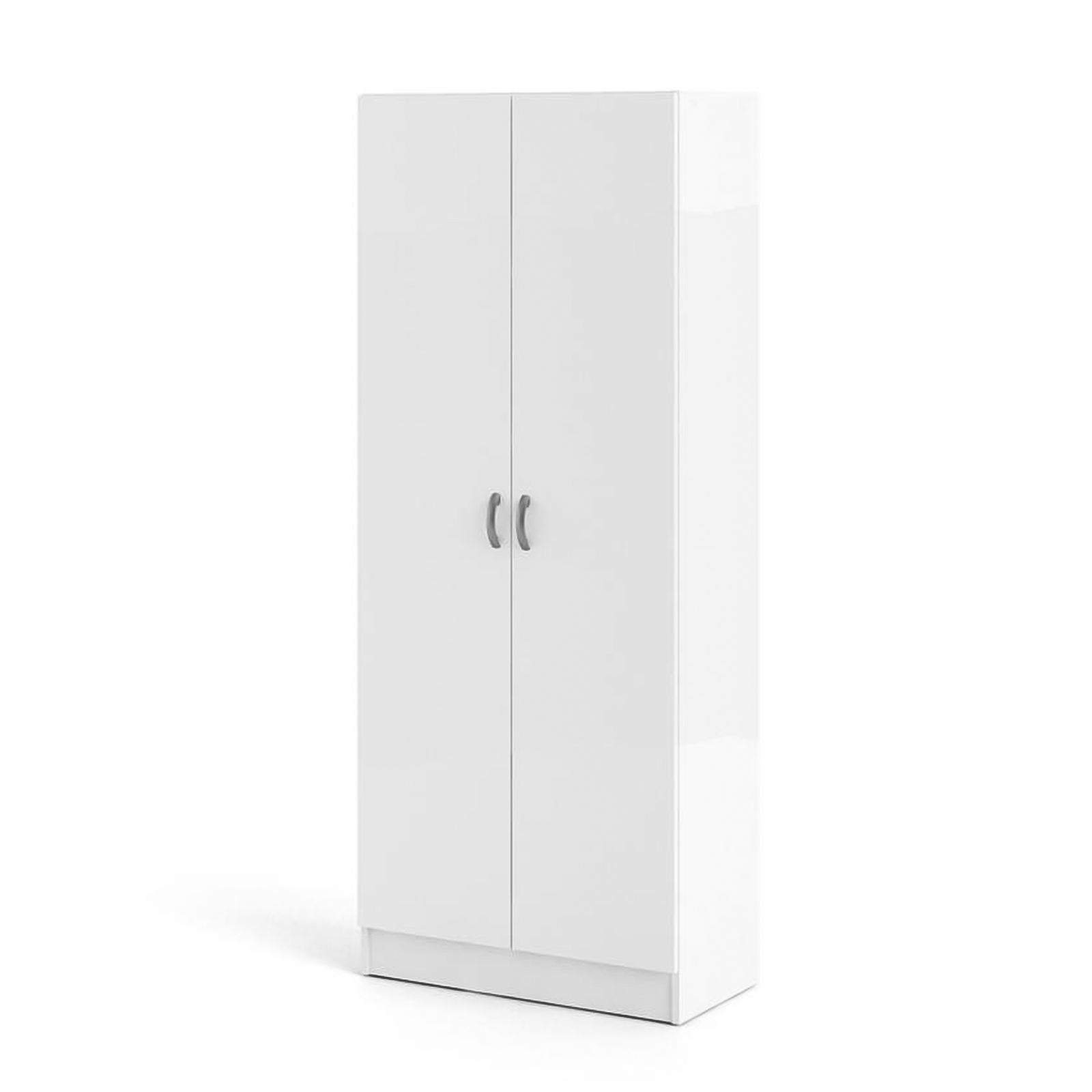 Armadio scarpiera a 2 ante "Focus" in legno bianco cm 69,2x34,6 170,4h