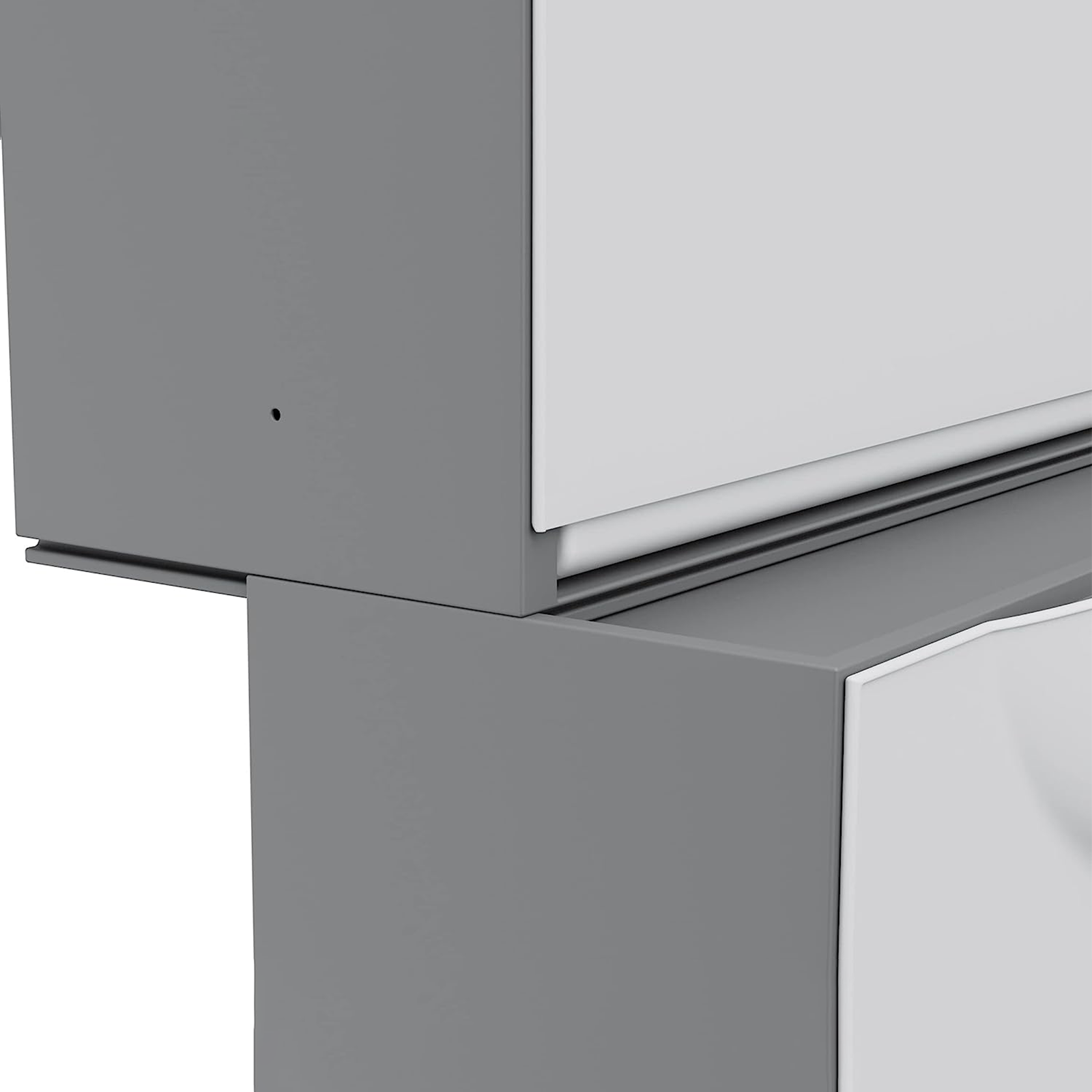 Scarpiera modulare in plastica con anta a scomparsa cm 51x19 39h