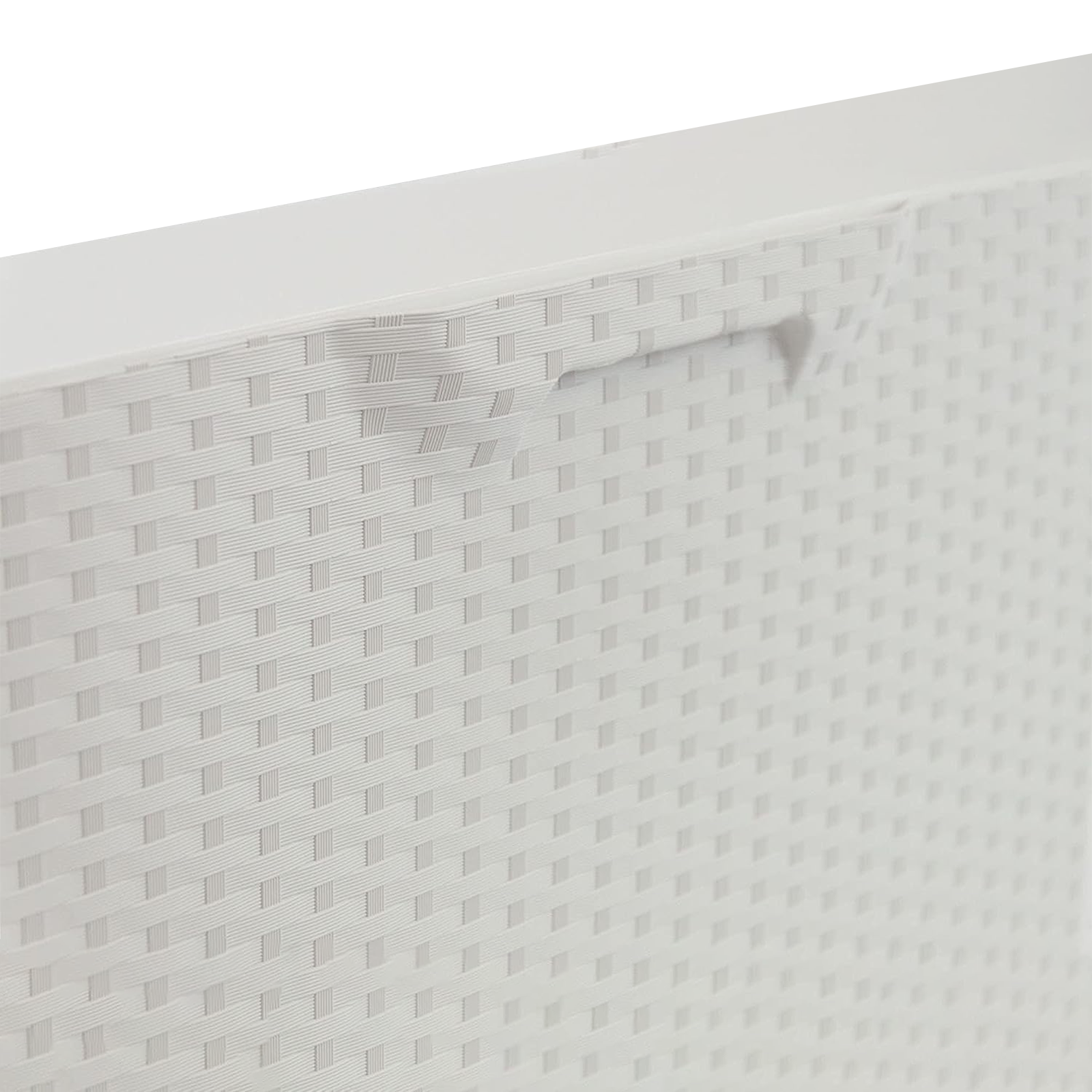 Scarpiera modulare in plastica rattan con anta a scomparsa cm 51x18 40h