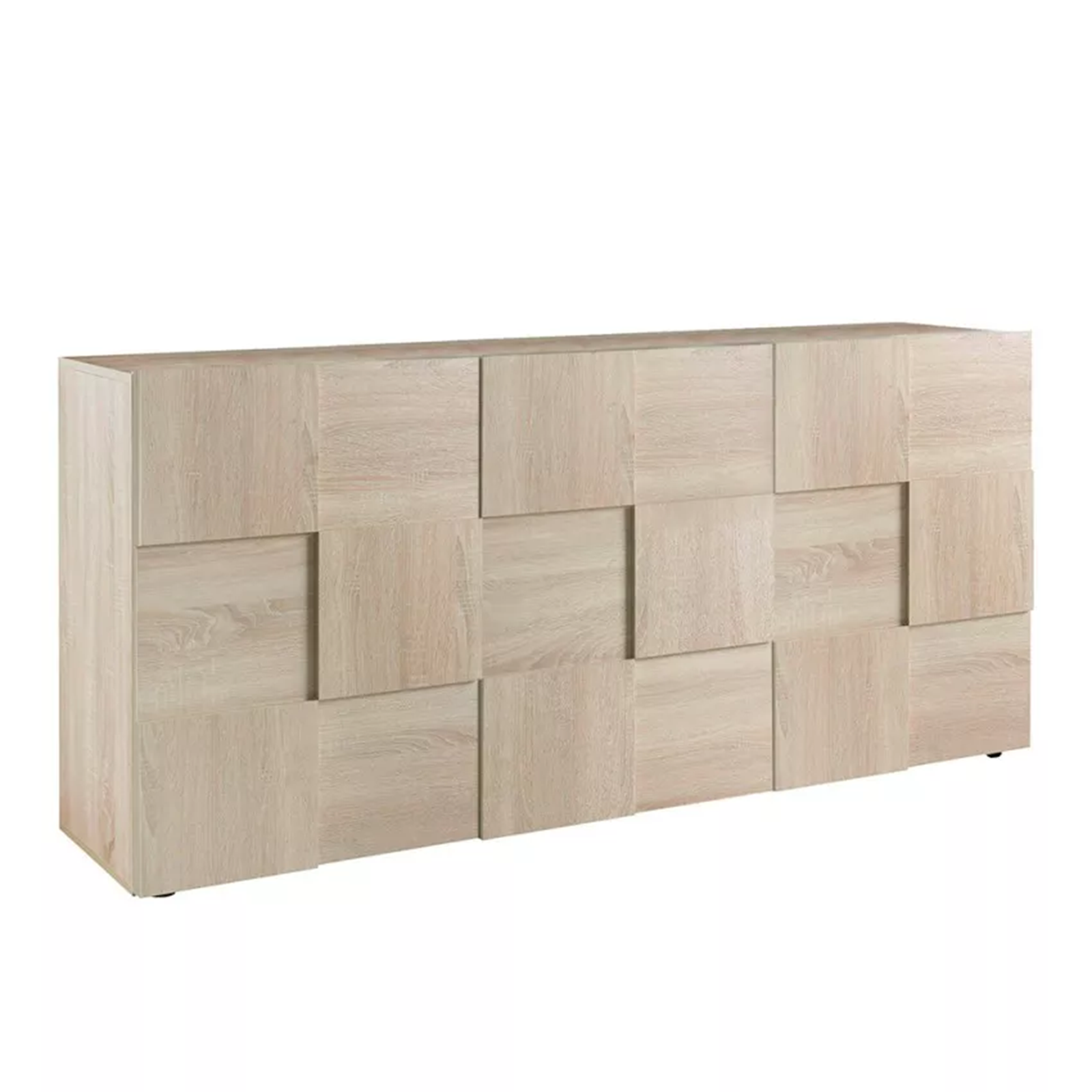Madia da ingresso in legno "Dama" mobile soggiorno con 3 ante cm 181x43 84h