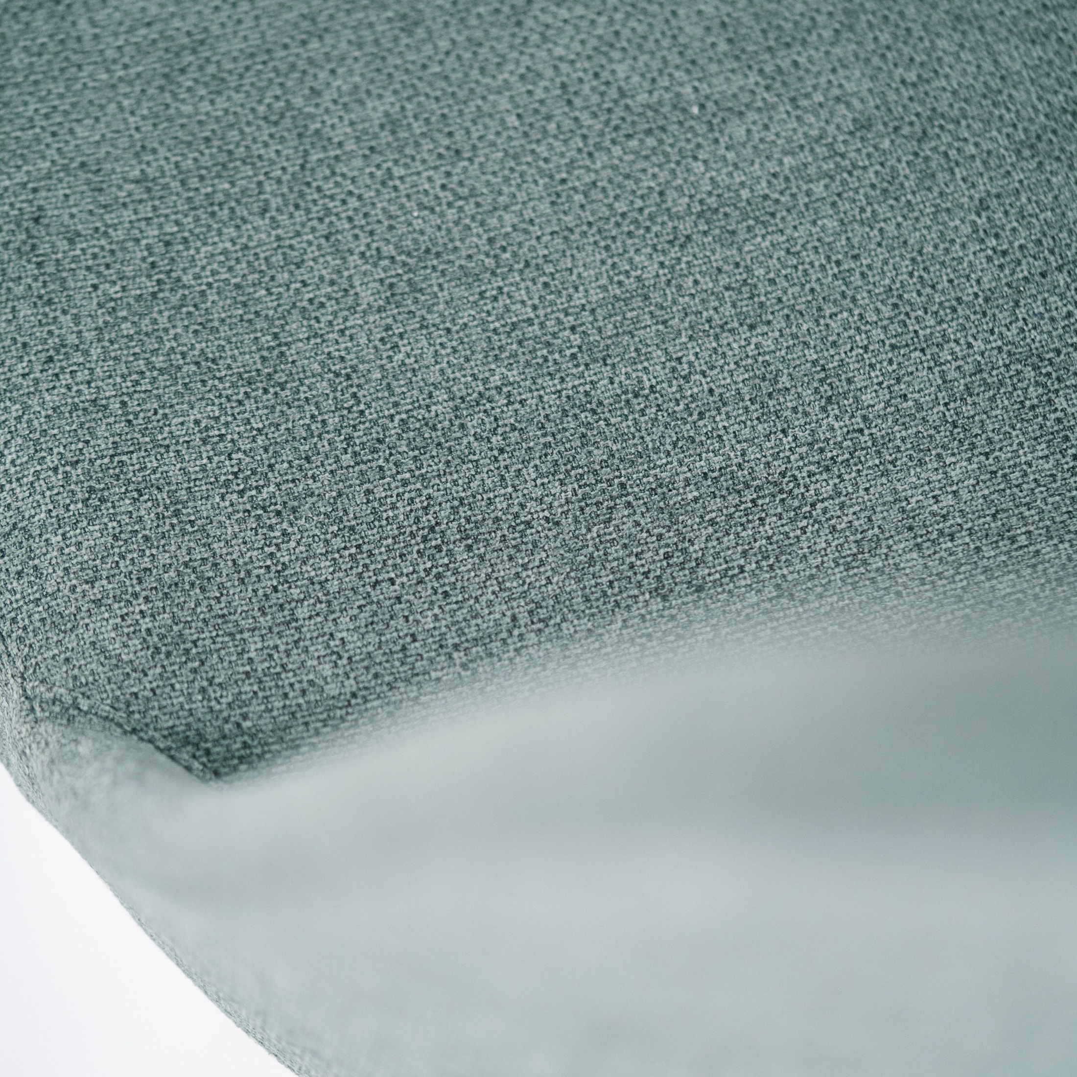 Set di sedie moderne in tessuto "Giglio" con gambe in metallo verniciato cm 46x55 85h