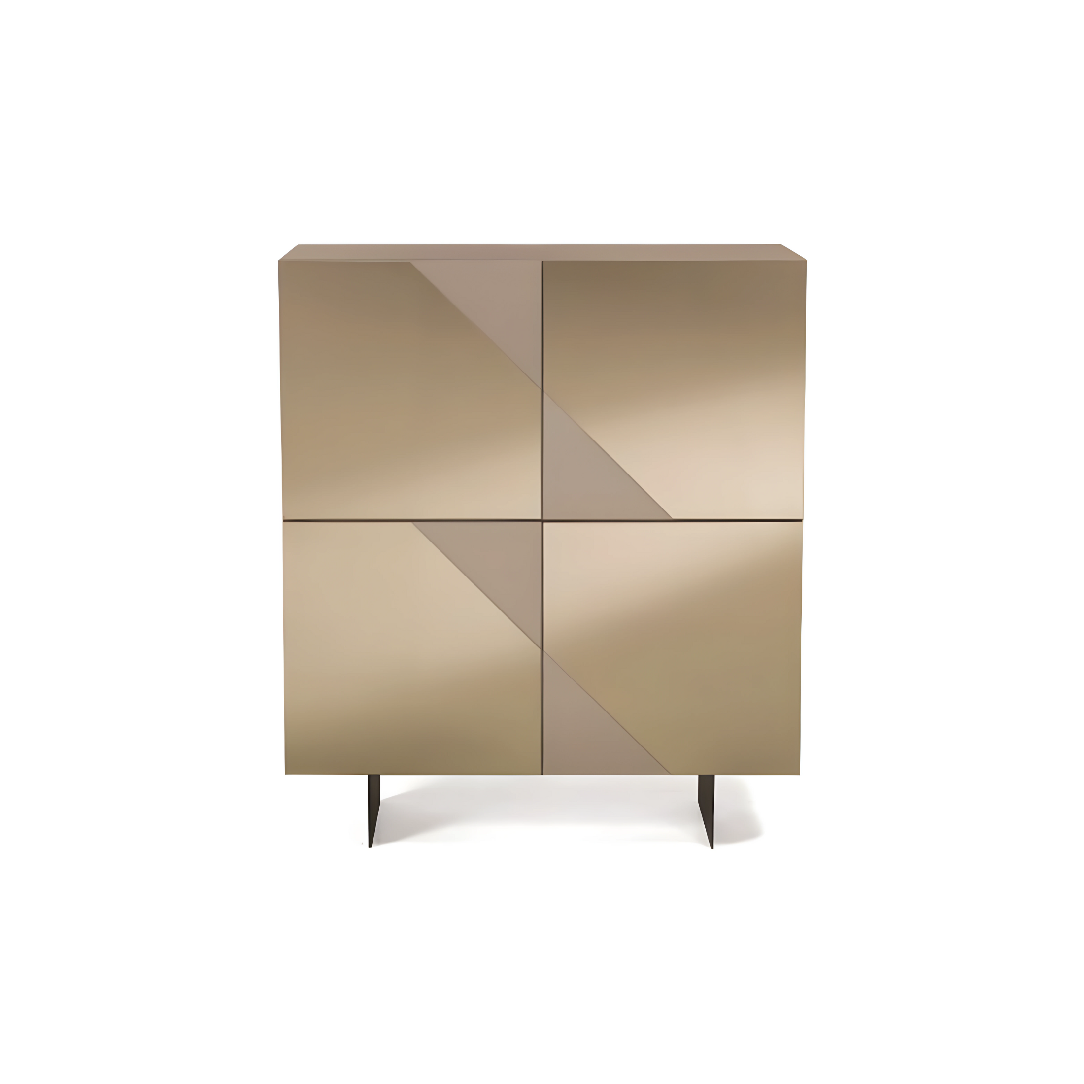 Madia 4 ante con specchio "Mirrors" già assemblata cm 120x50 h140